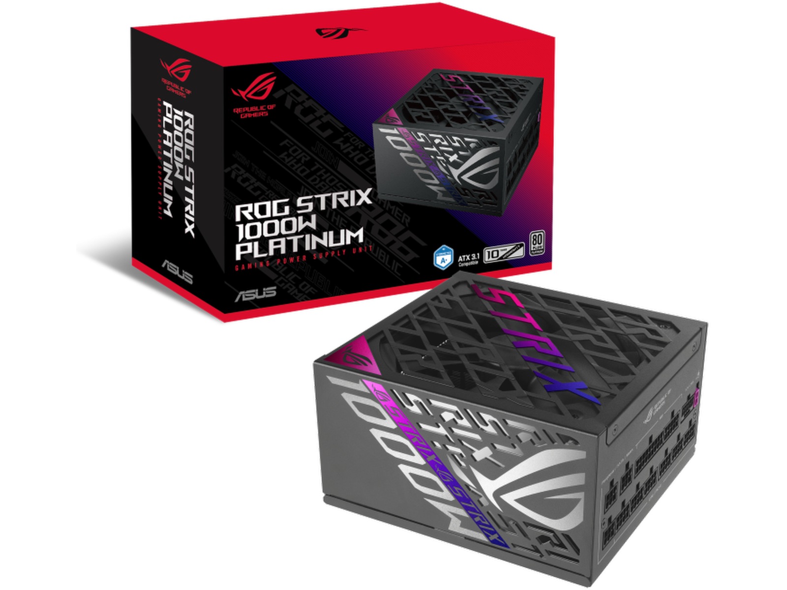 Asus ROG Strix 1000W Platinum PSU Strømforsyninger