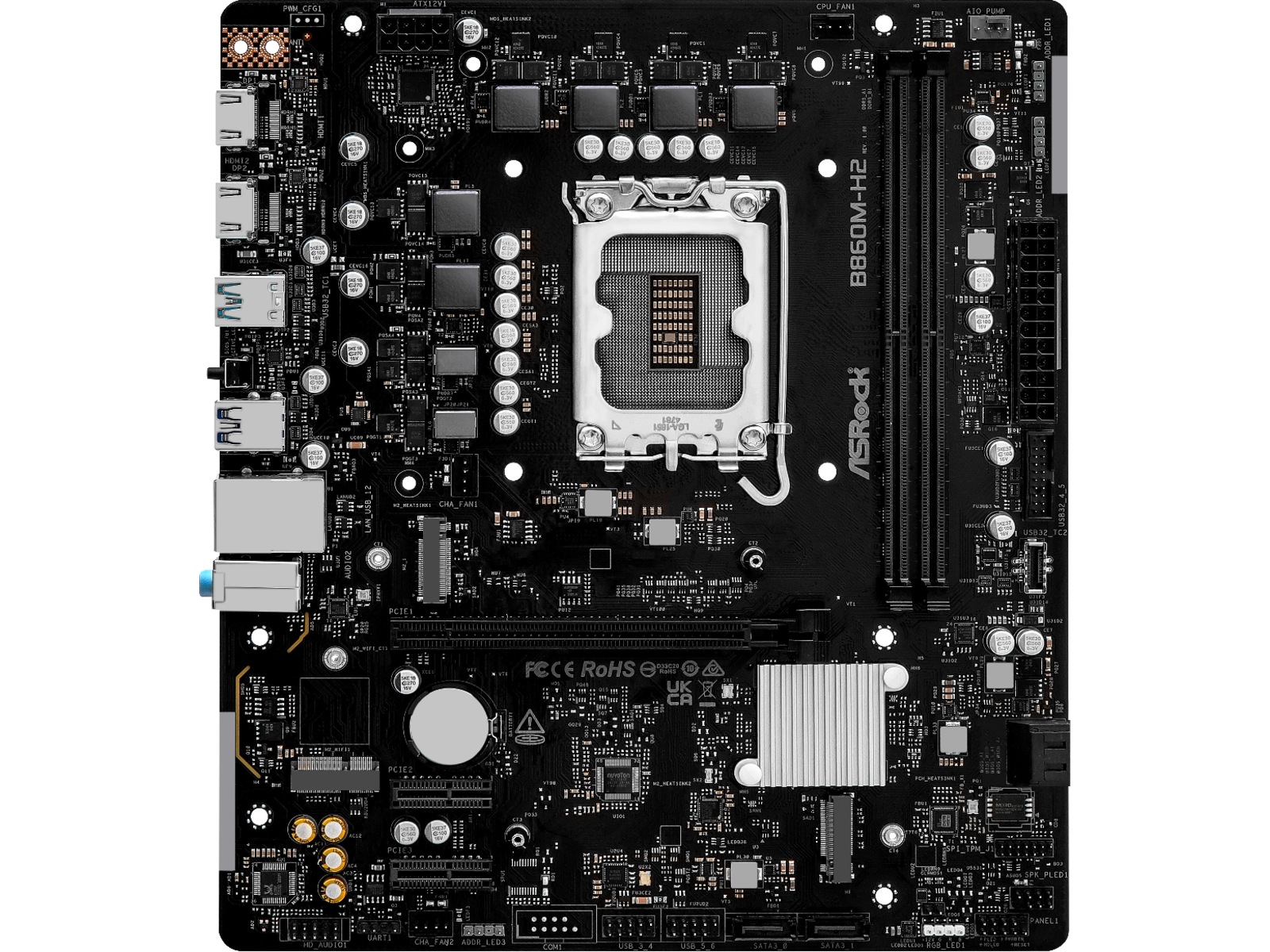 ASRock B860M-H2 Bundkort Intel Socket