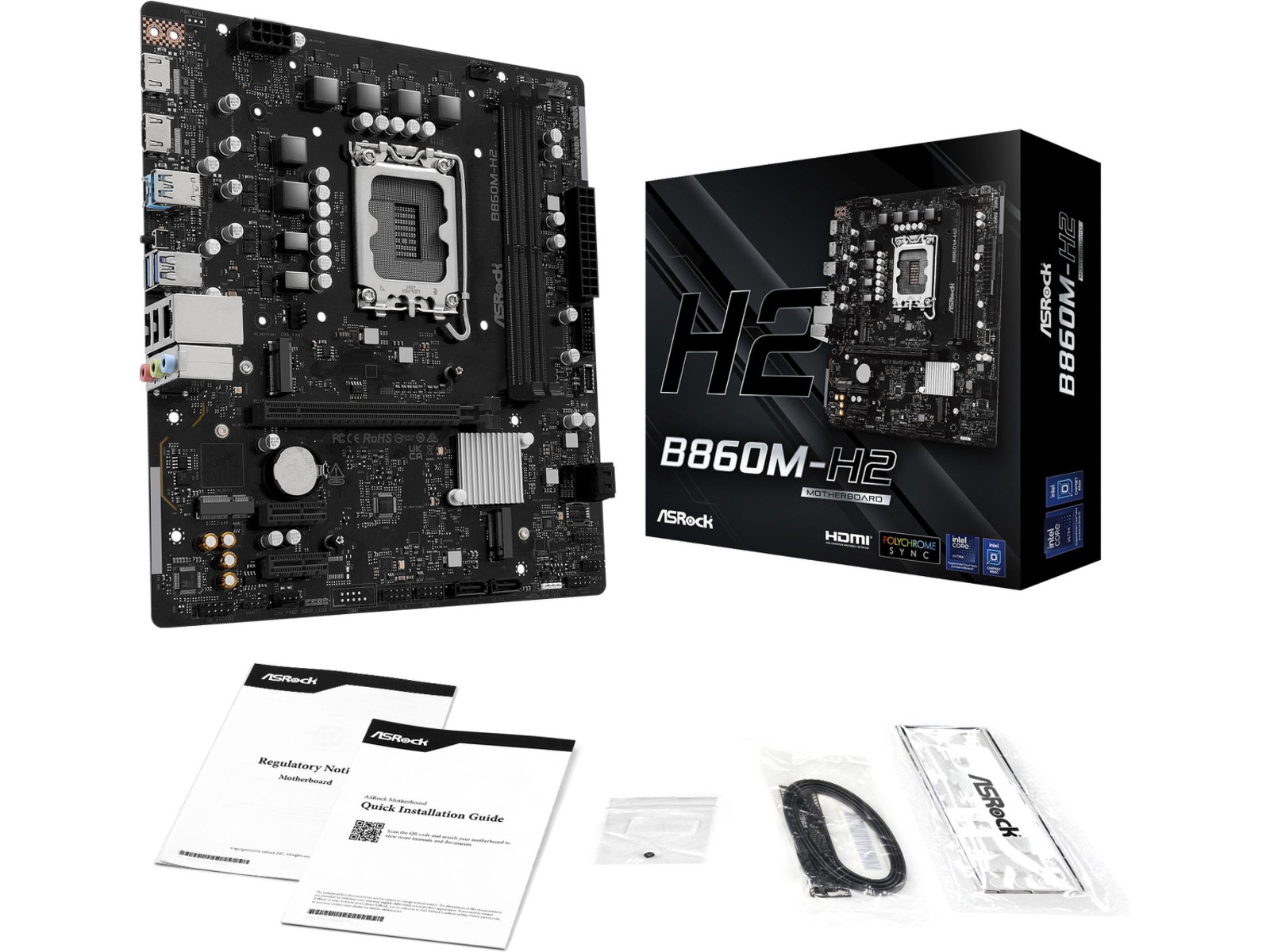 ASRock B860M-H2 Bundkort Intel Socket