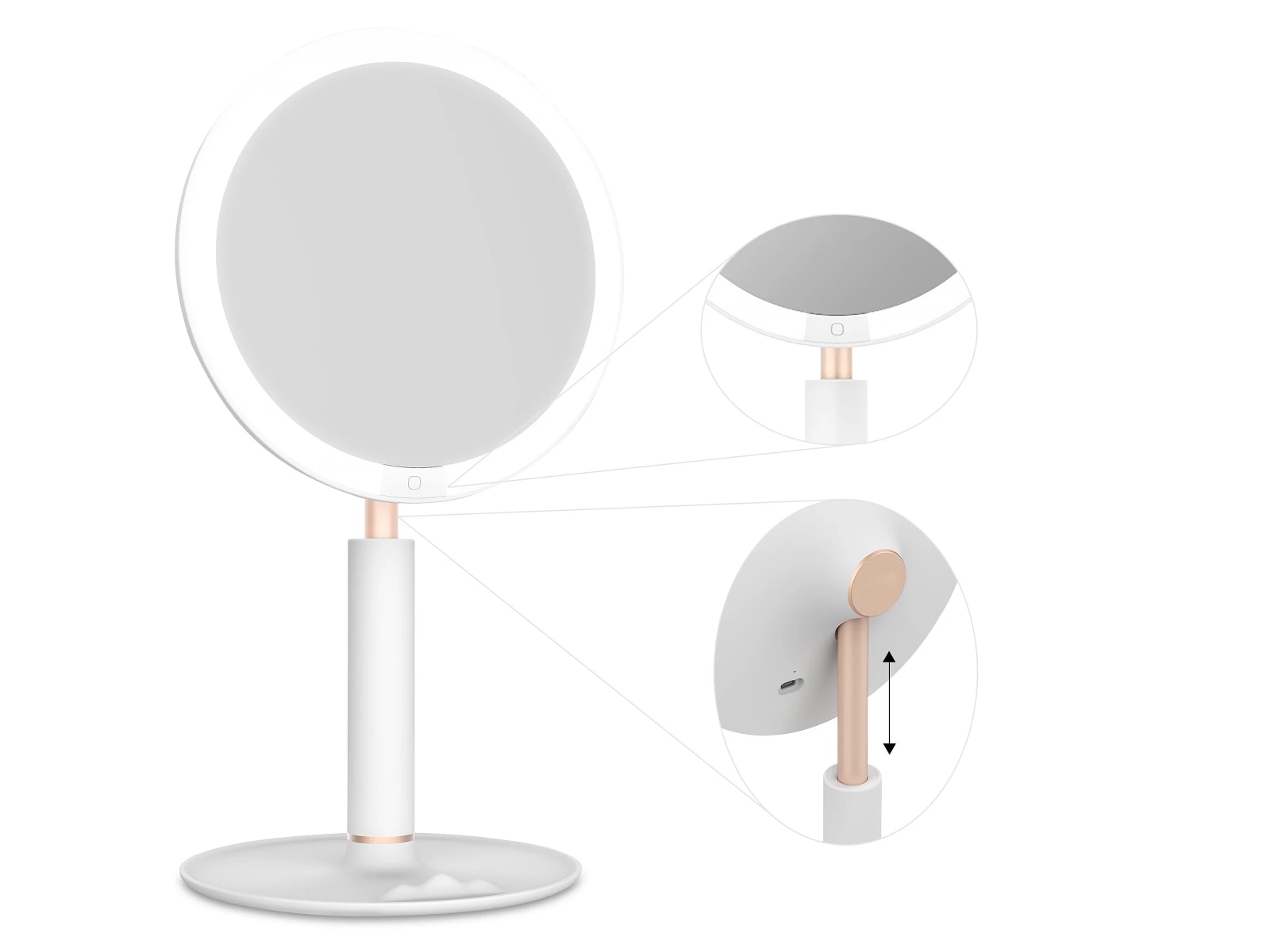 PureSense PSMM300 Sminkspegel med ljus Ansigtspleje