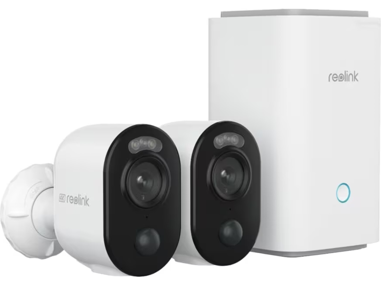 Reolink Home Hub med 2x Argus 3 Ultra 4K kamera Overvågningskameraer