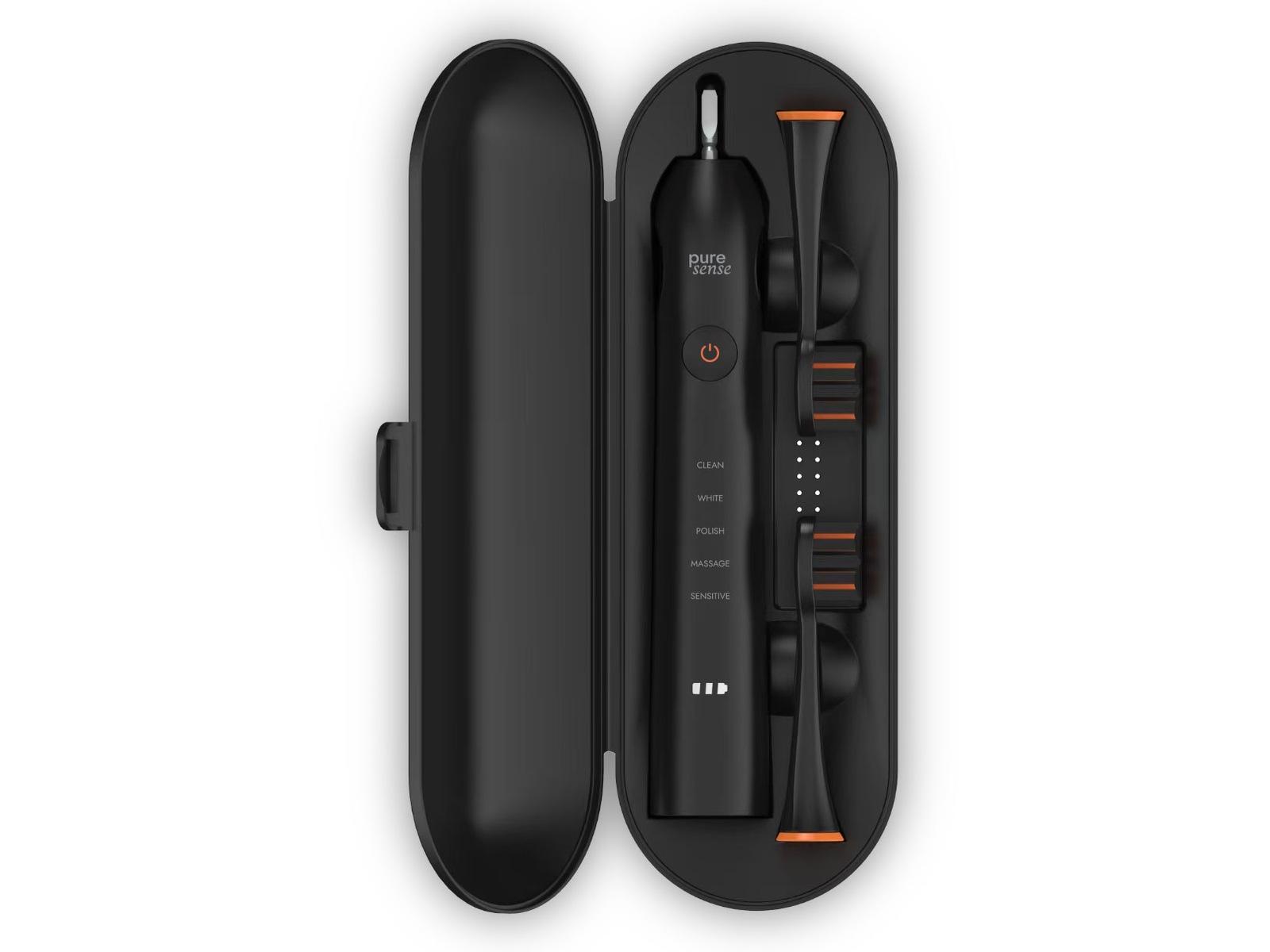 Puresense Dental C Sonic Brilliant Bundle (sort) Elektriske tandbørster