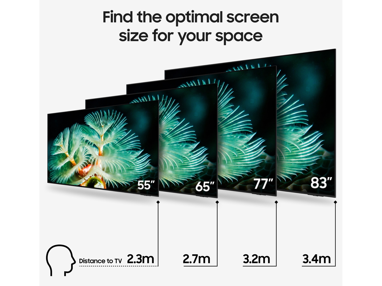 Samsung 77" S95F OLED 4K Smart TV (2025) 70 - 79 tommer TV