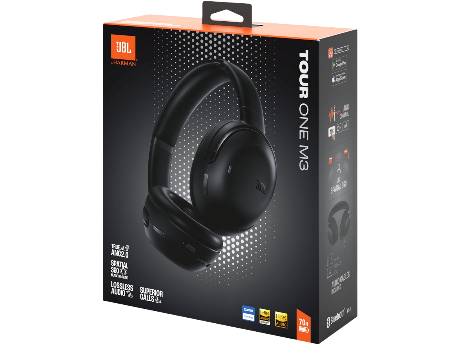 JBL Tour One M3 ANC Trådløse høretelefoner, Over-Ear (sort) Høretelefoner