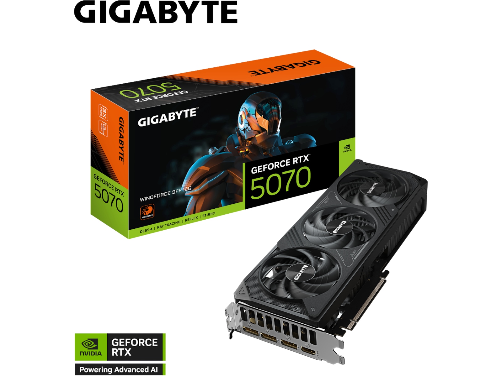 Gigabyte GeForce RTX 5070 WINDFORCE SFF Grafikkort