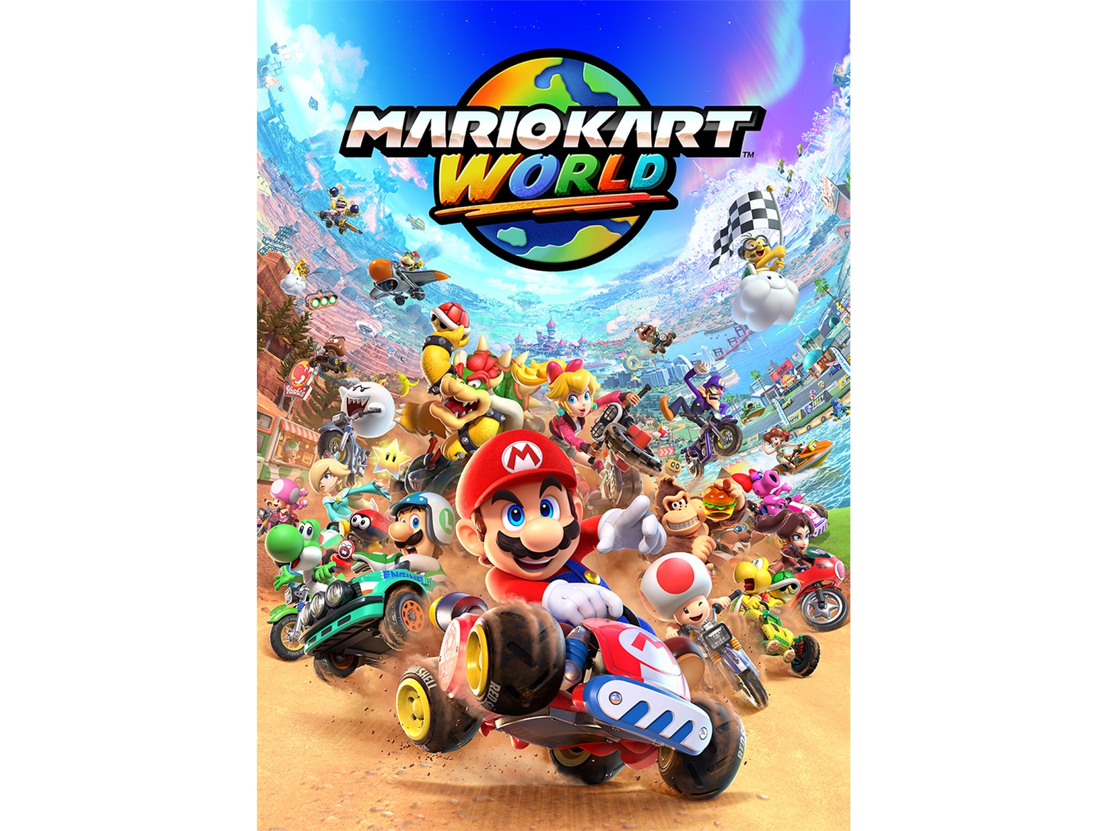 Mario Kart World Spill til Nintendo Switch 2