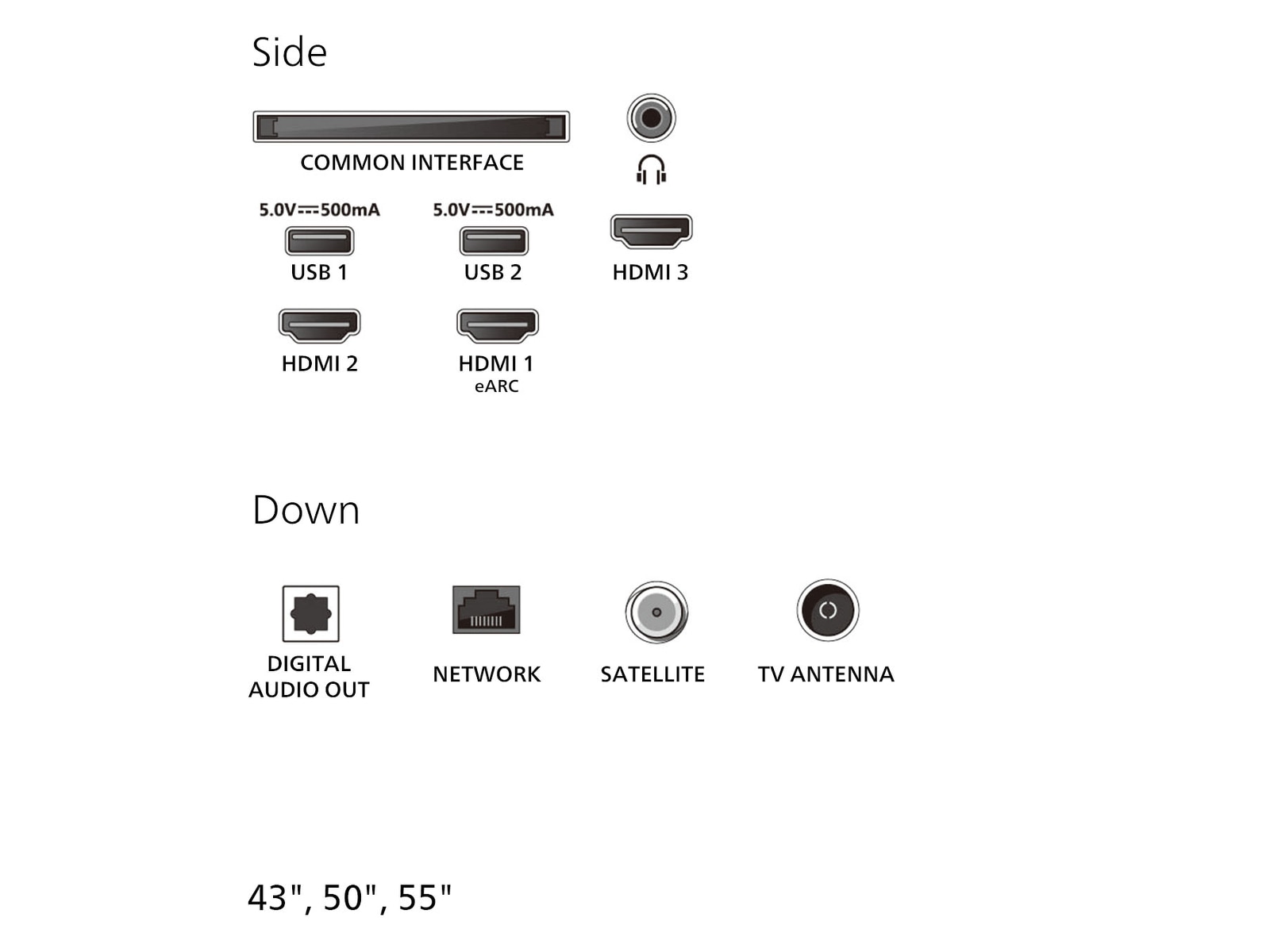 Philips 50" PUS7000/12 4K LED Smart TV (2025) 50 - 59 tommer TV