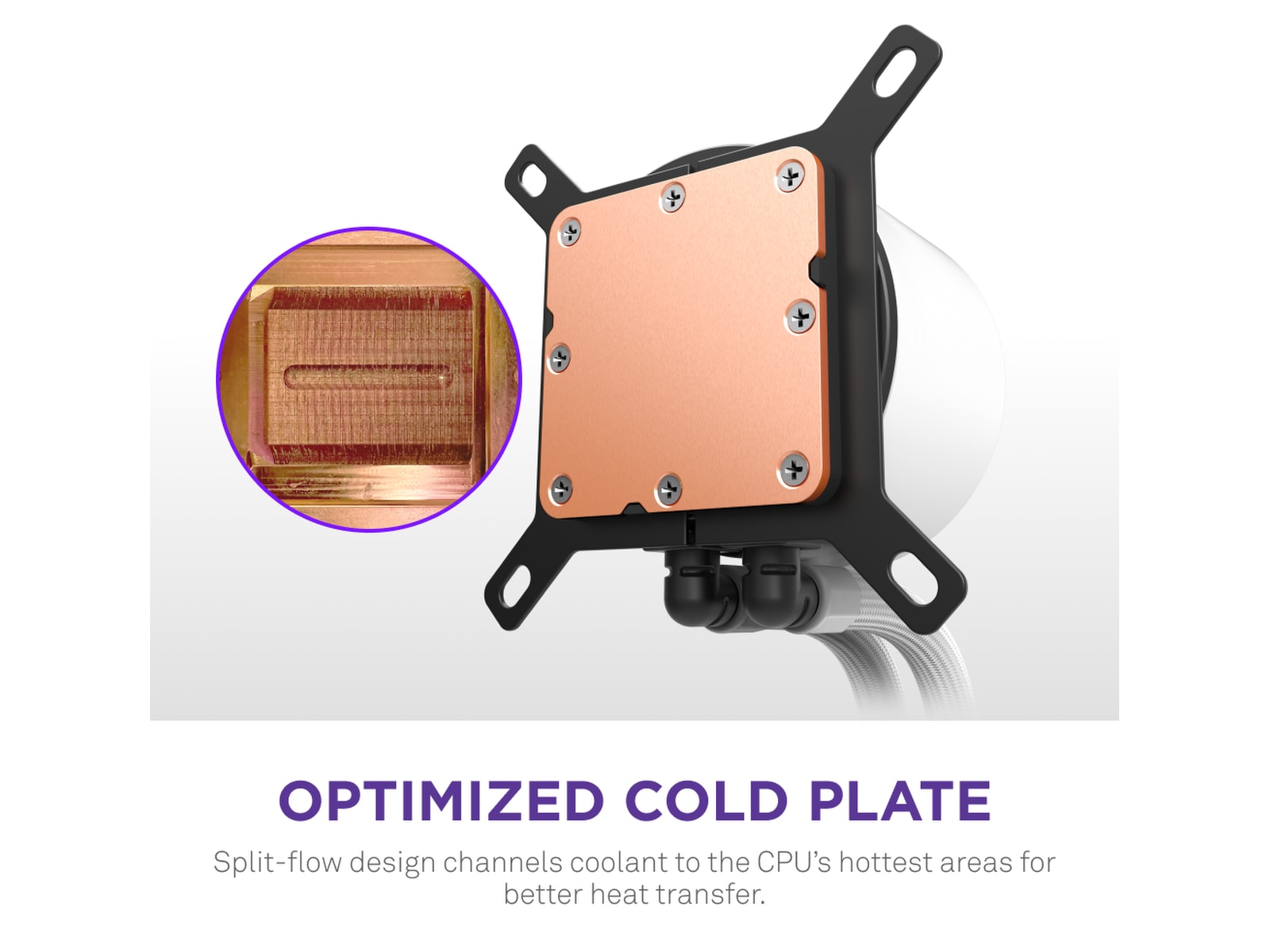 NZXT Kraken Plus 360 RGB Køler (hvidt) CPU - Vandkøling