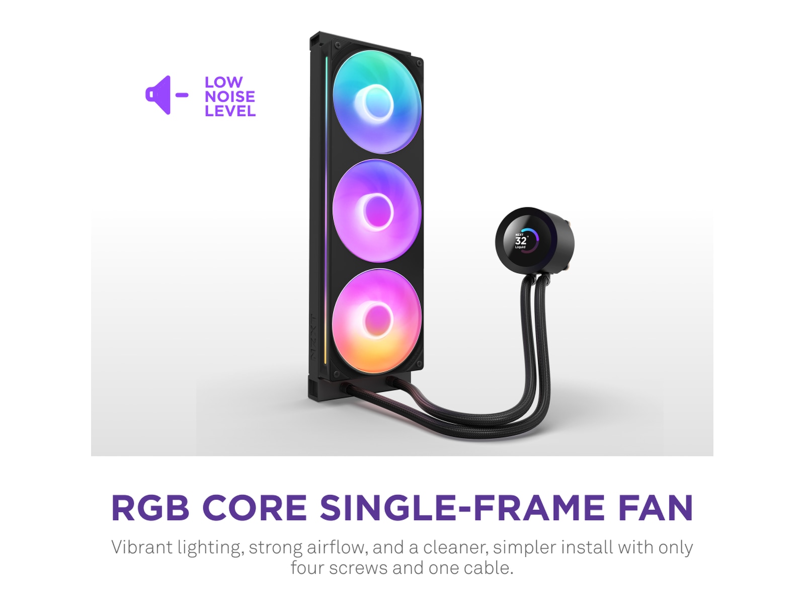 NZXT Kraken Plus 360 RGB Køler (sort) CPU - Vandkøling