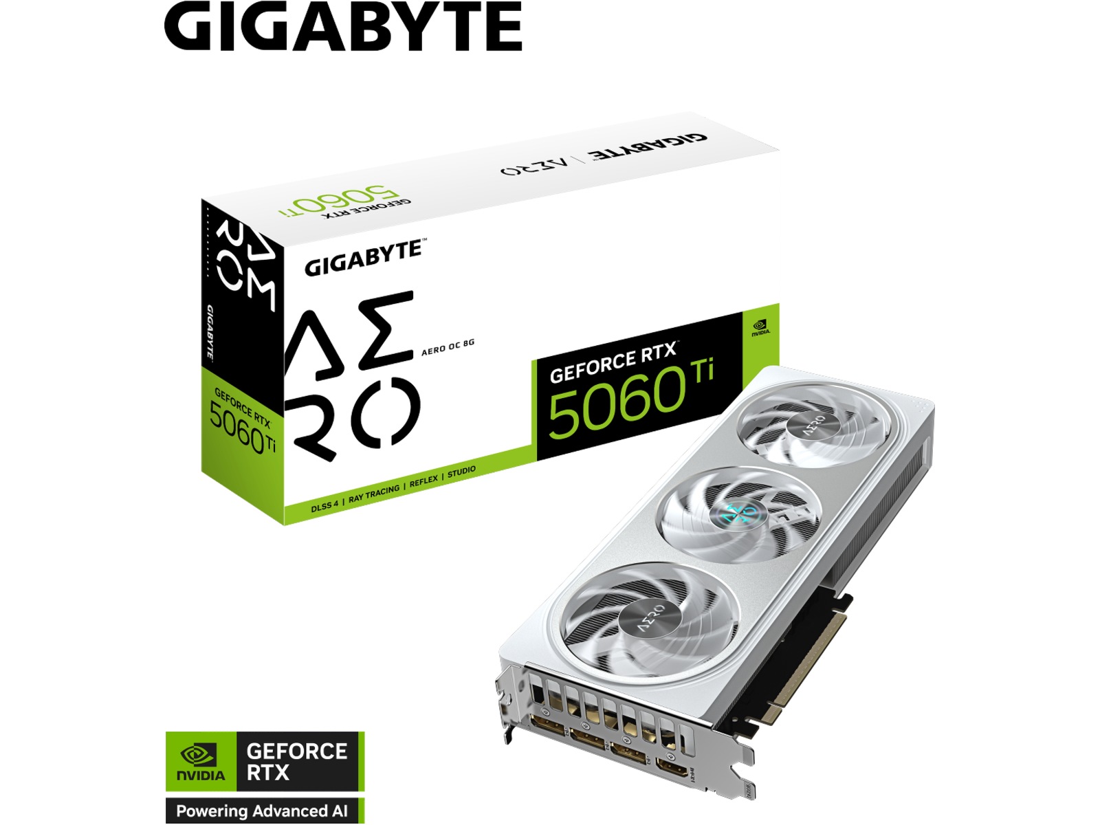 Gigabyte GeForce RTX 5060 Ti AERO OC Grafikkort