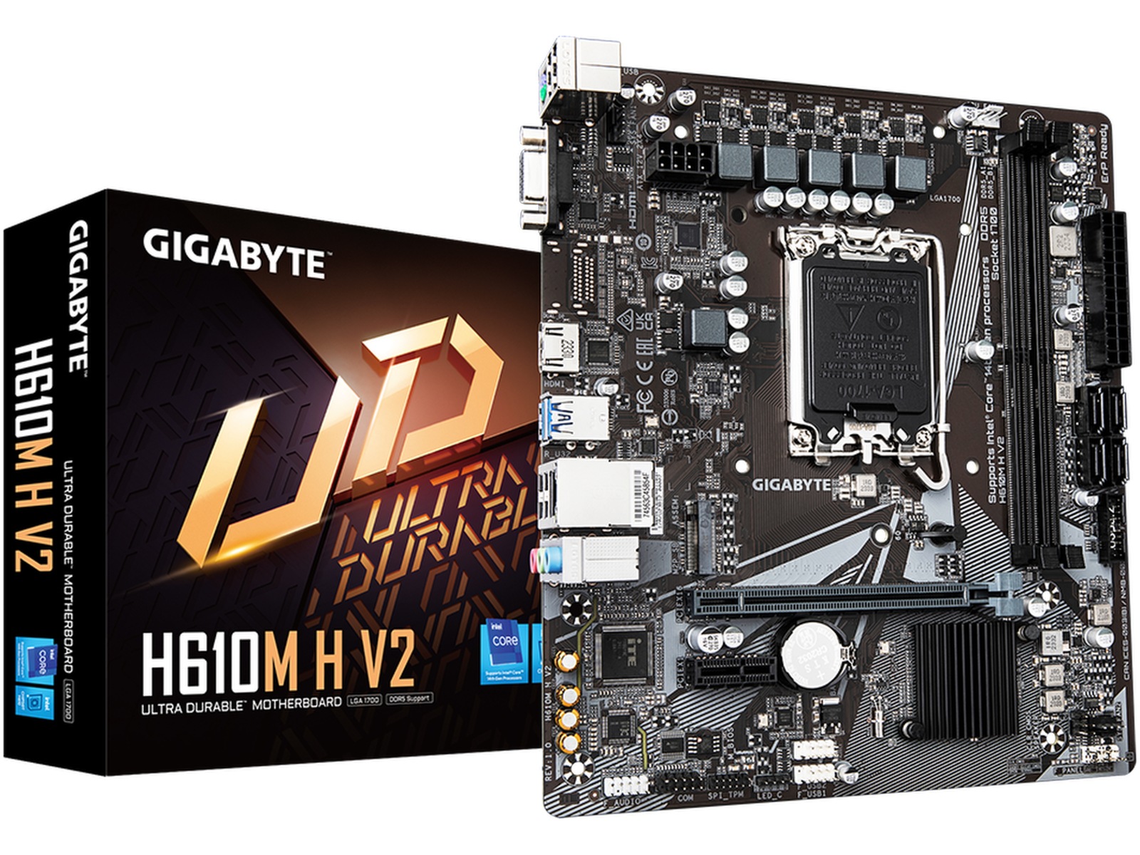 Gigabyte H610M H V2 Bundkort Intel Socket