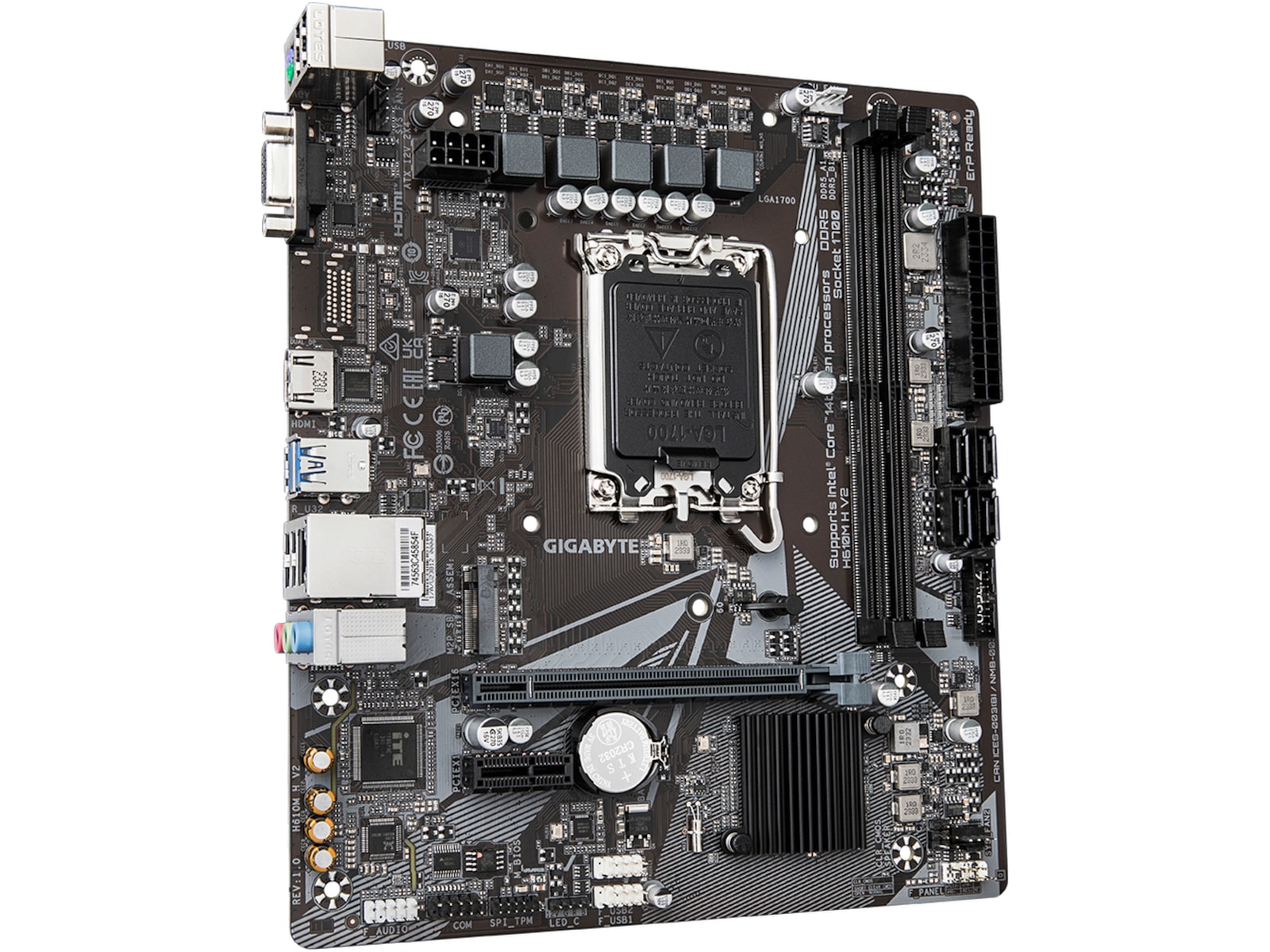 Gigabyte H610M H V2 Bundkort Intel Socket