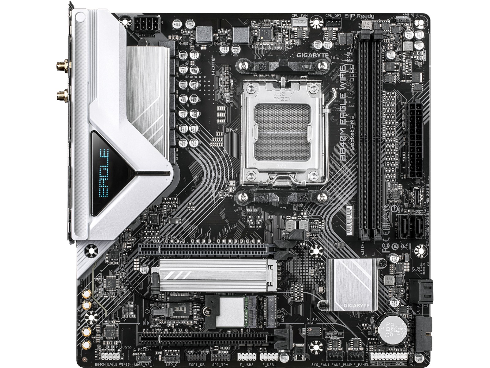 Gigabyte B840M EAGLE WIFI6 Bundkort AMD Socket