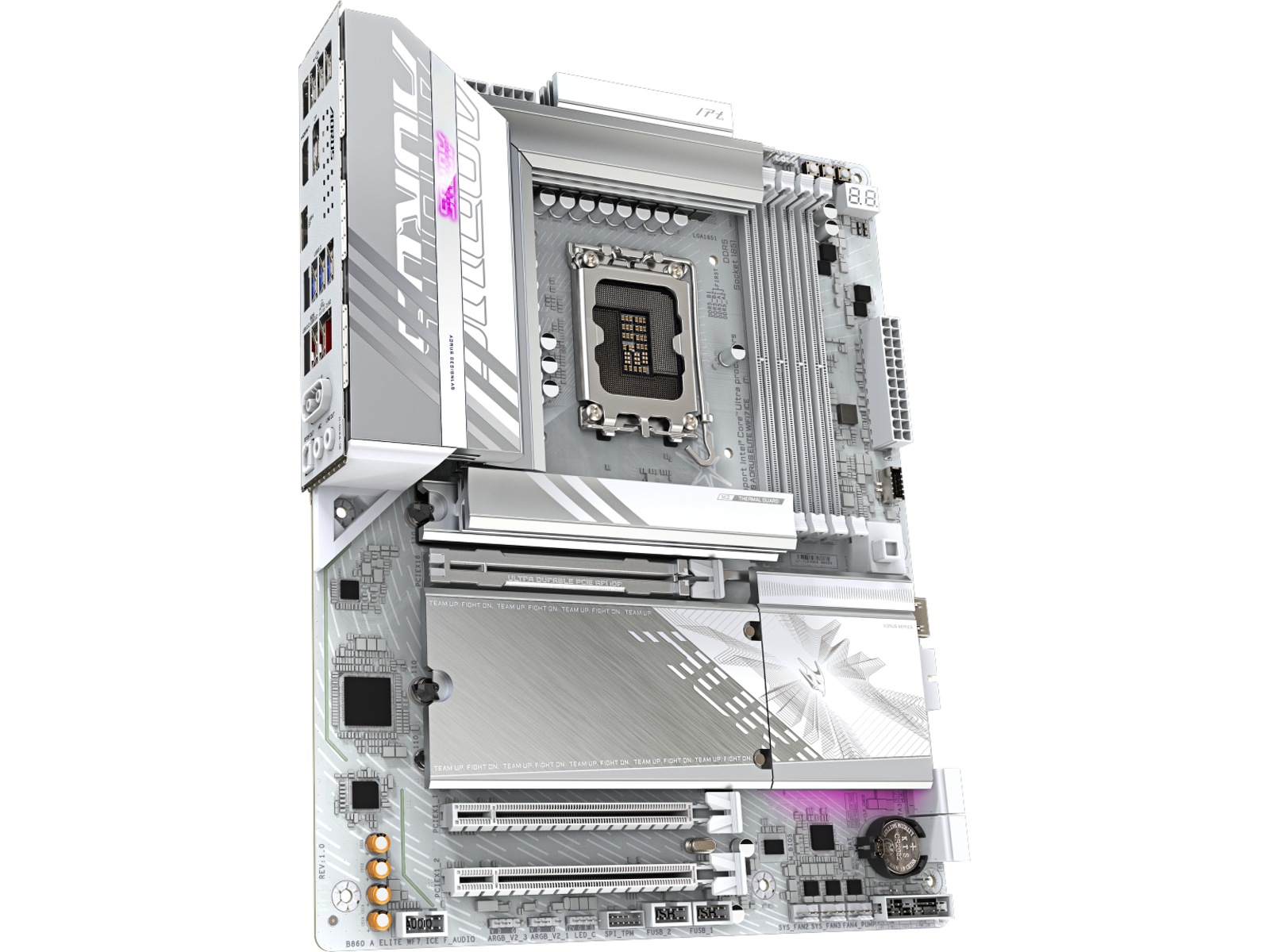 Gigabyte B860 AORUS ELITE WF7 ICE Bundkort Intel Socket