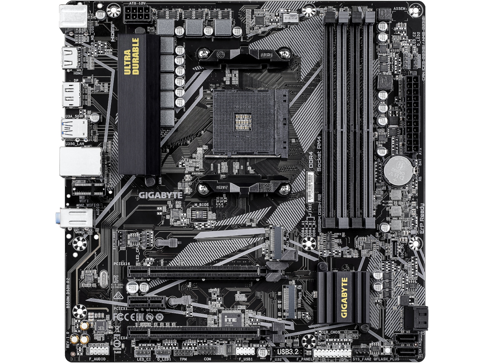 Gigabyte B550M DS3H R2 Bundkort AMD Socket