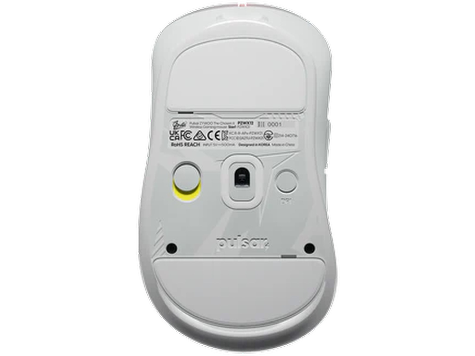 Pulsar ZywOo the Chosen Mini Trådløs Gamingmus (hvidt) Gamingmus