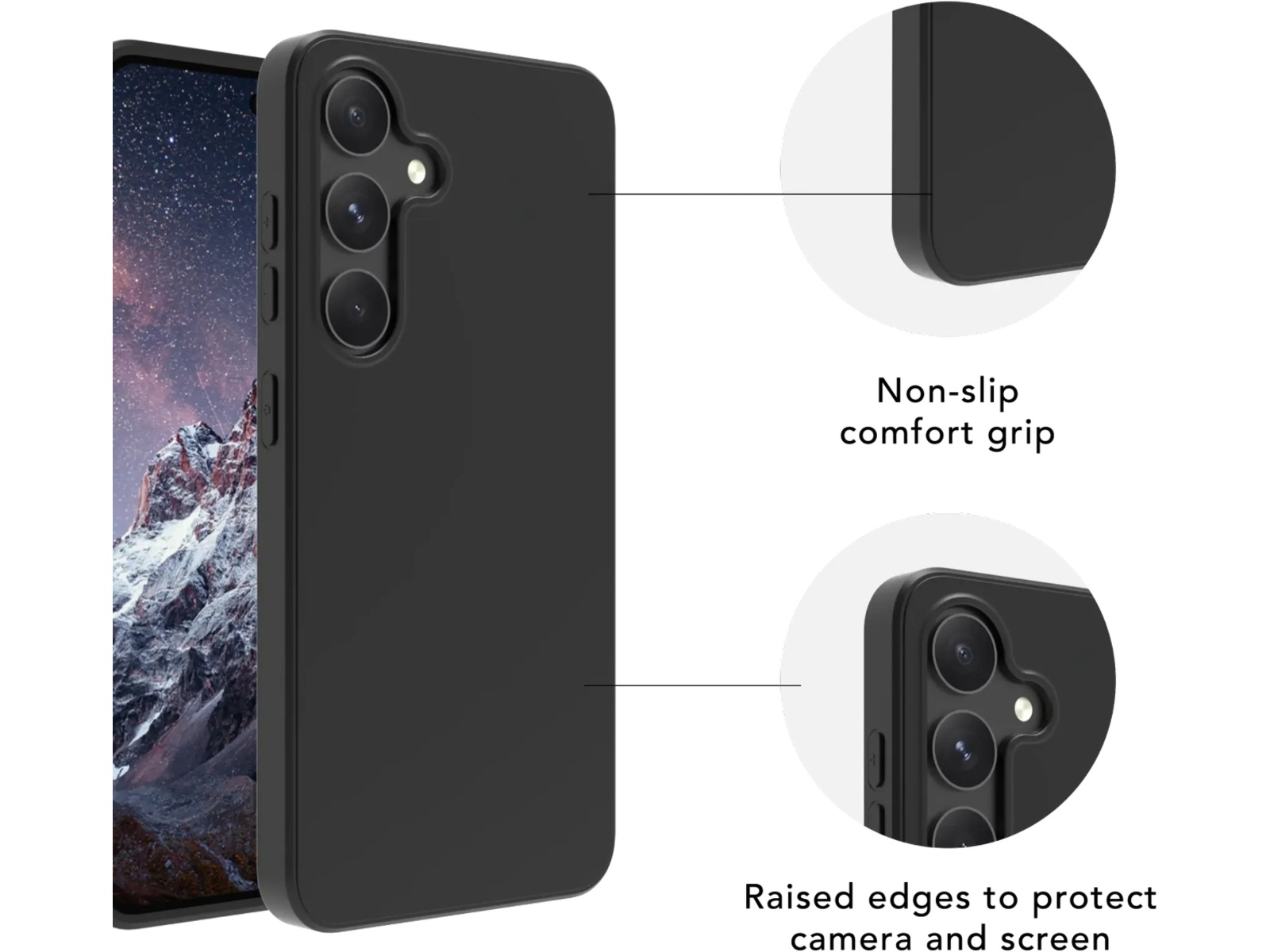 dbramante1928 Galaxy S24 Greenland Cover (night black) Mobilcover