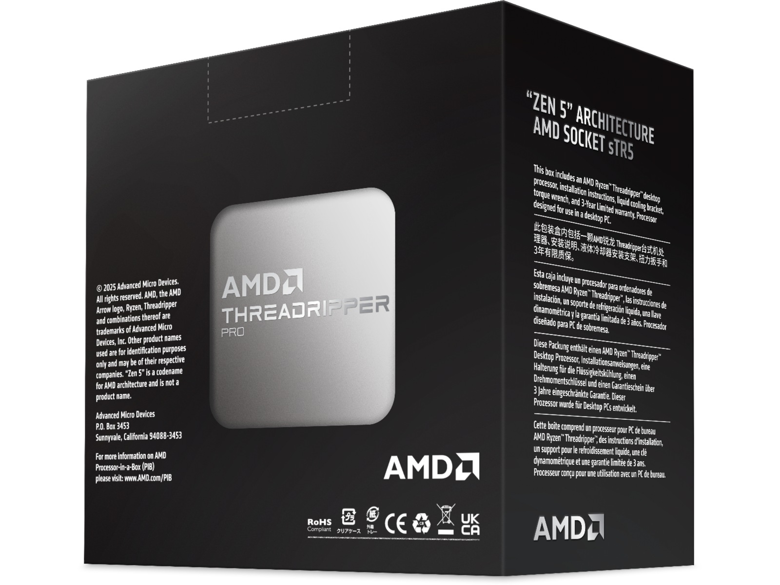 AMD Ryzen Threadripper PRO 9975WX Processorer