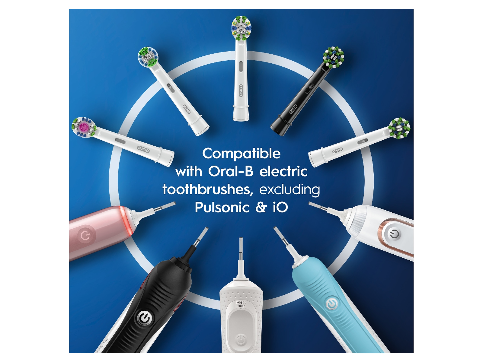 Oral-B Pro Precision Clean Børstehoveder (10 stk) Tandbørstehoveder