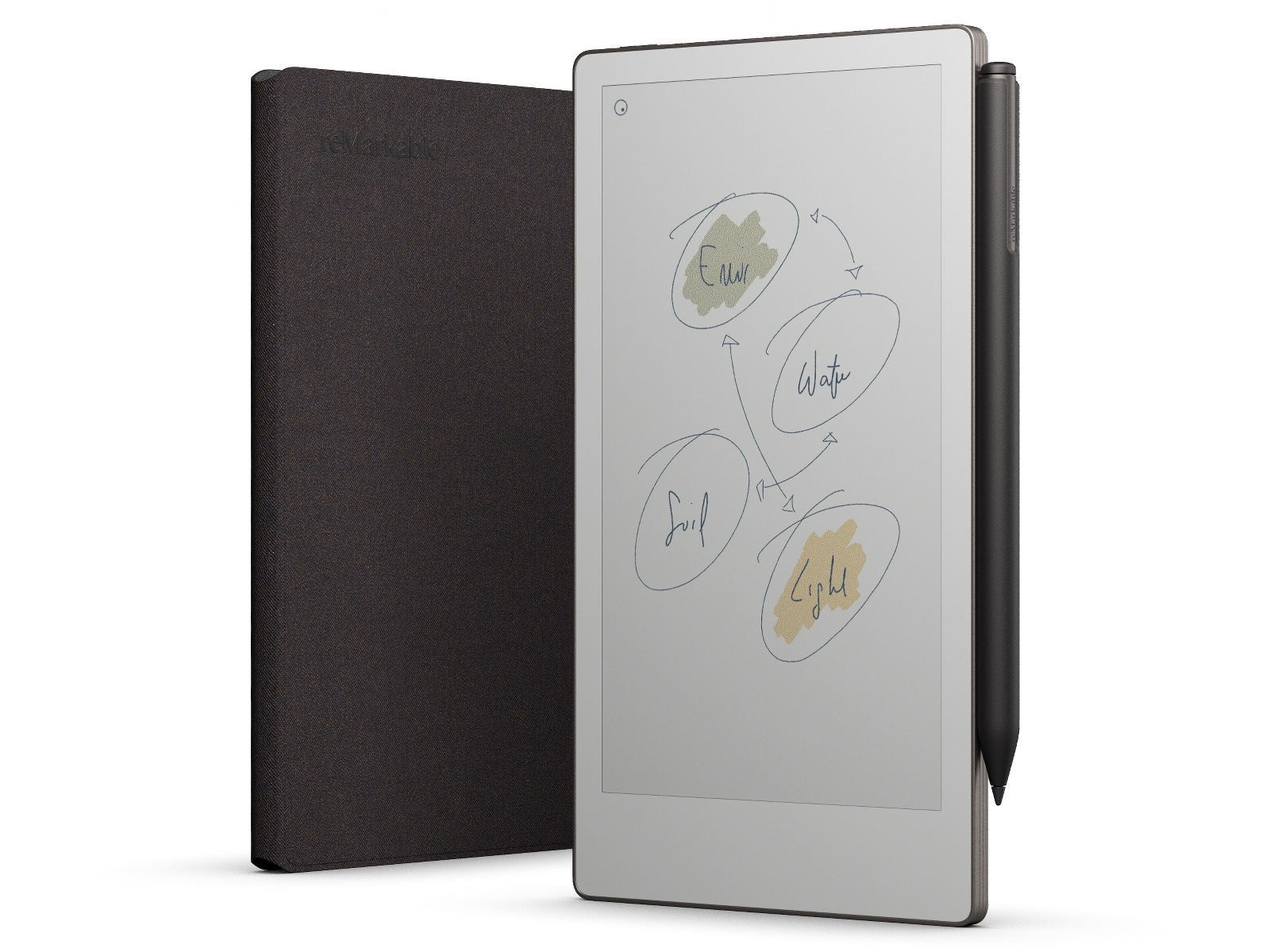 reMarkable Paper Pro Move 7.3" inkl. Marker Plus & Book Folio (basalt) Digitale paper & tilbehør