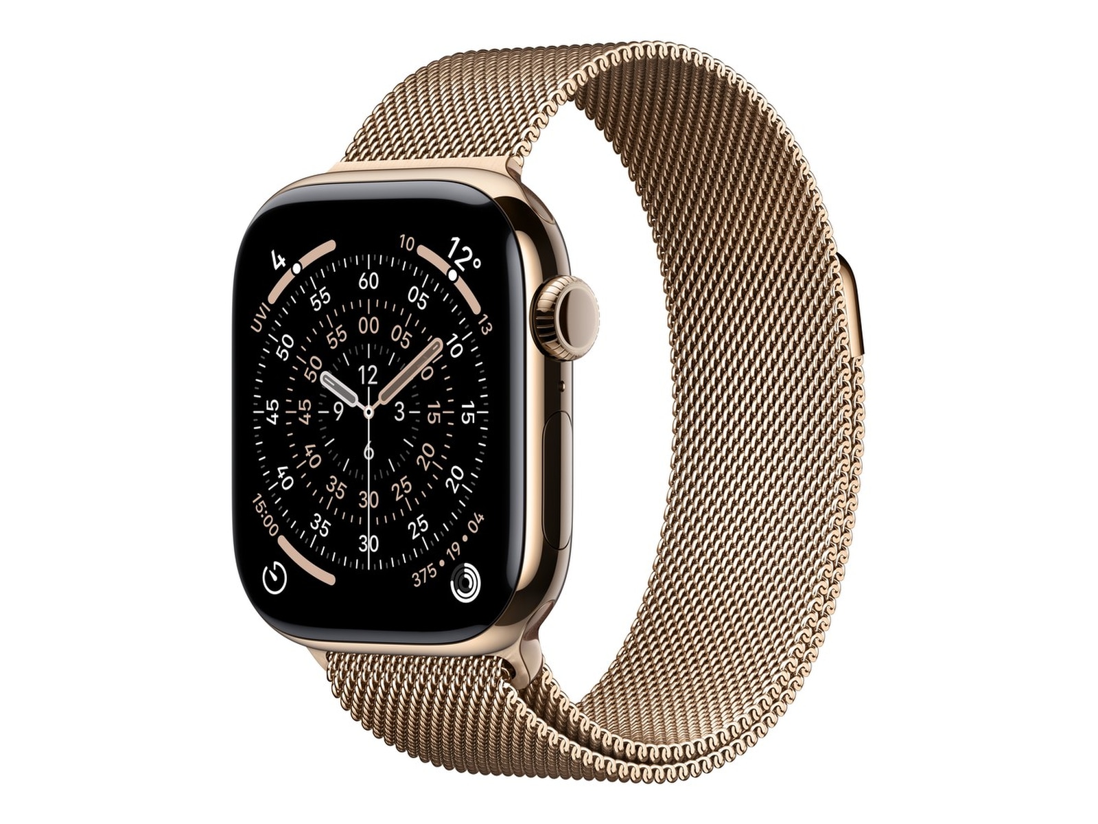 Apple Watch Series 11 GPS + LTE 42mm Titanium (guld) Smartwatches