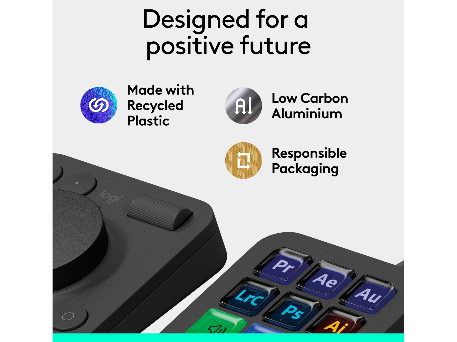 Logitech MX Creative Console (sort) Keyboards