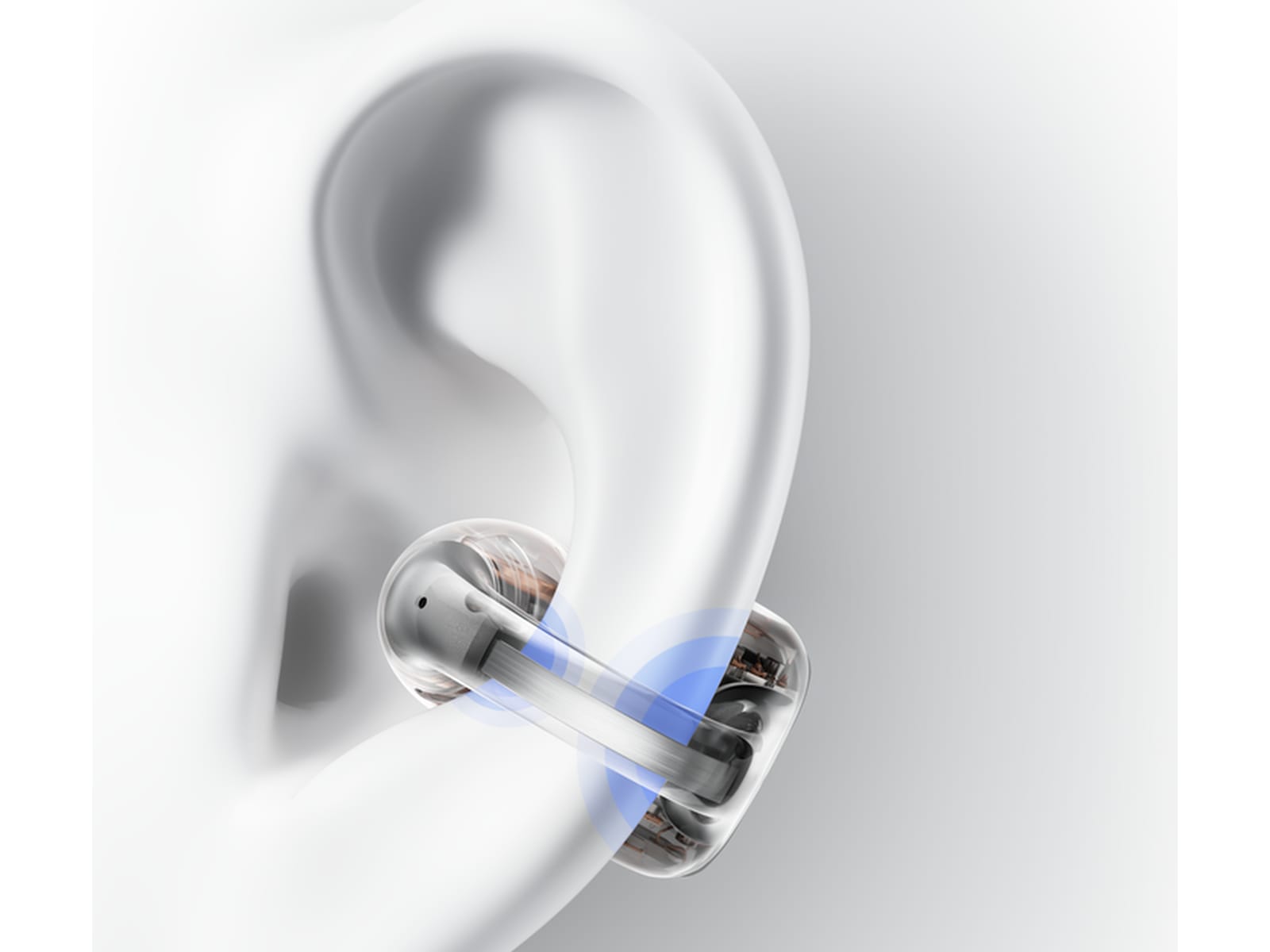 SHOKZ OpenDots Trådløse åbne Høretelefoner Earbuds (grå) In-ear høretelefoner