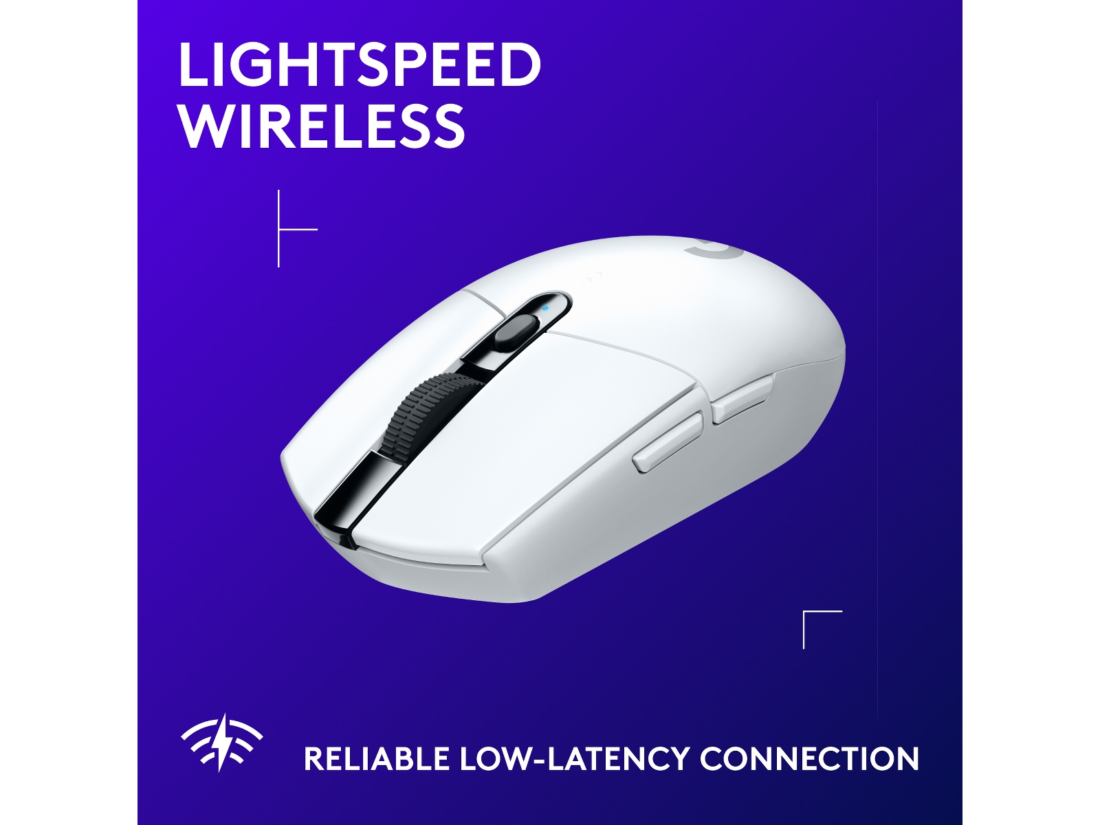 Logitech G305 Lightspeed Trådløs Gamingmus (hvid) Gamingmus