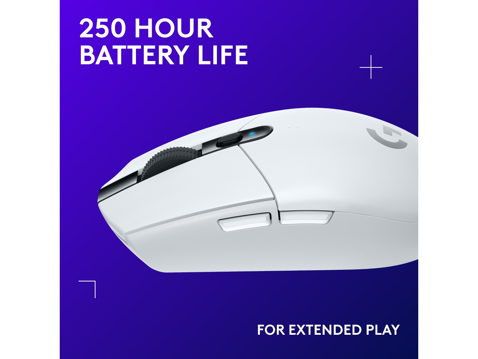 Logitech G305 Lightspeed Trådløs Gamingmus (hvid) Gamingmus