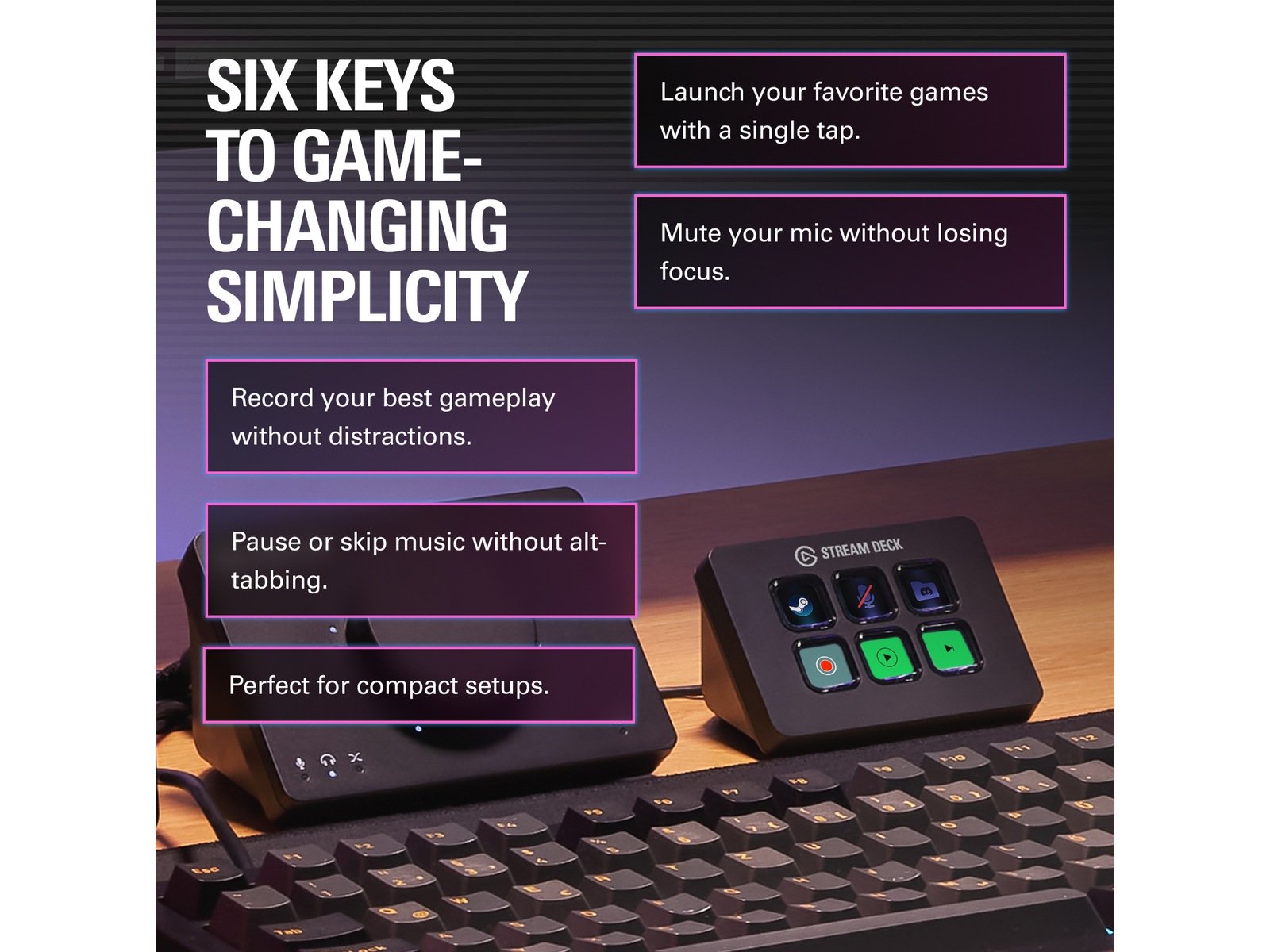 Elgato Stream Deck Mini Capture og streamning