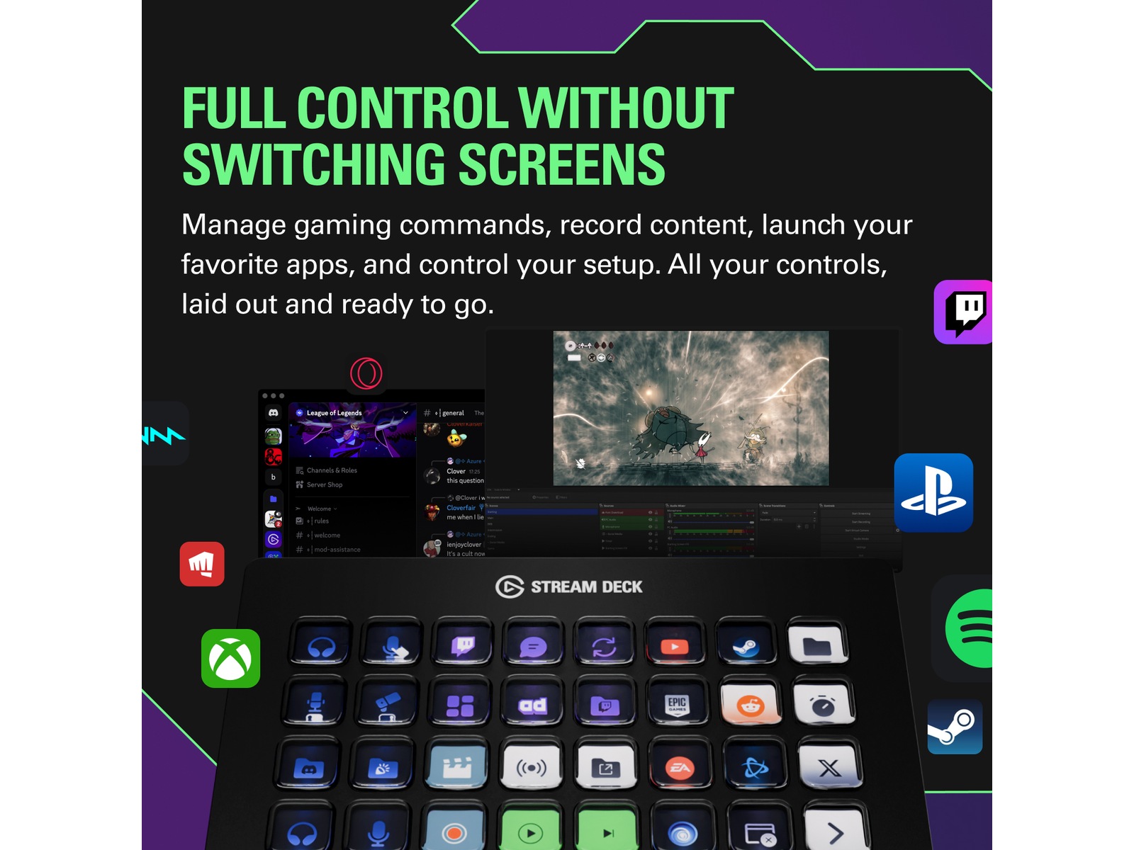 Elgato Stream Deck XL Capture og streamning