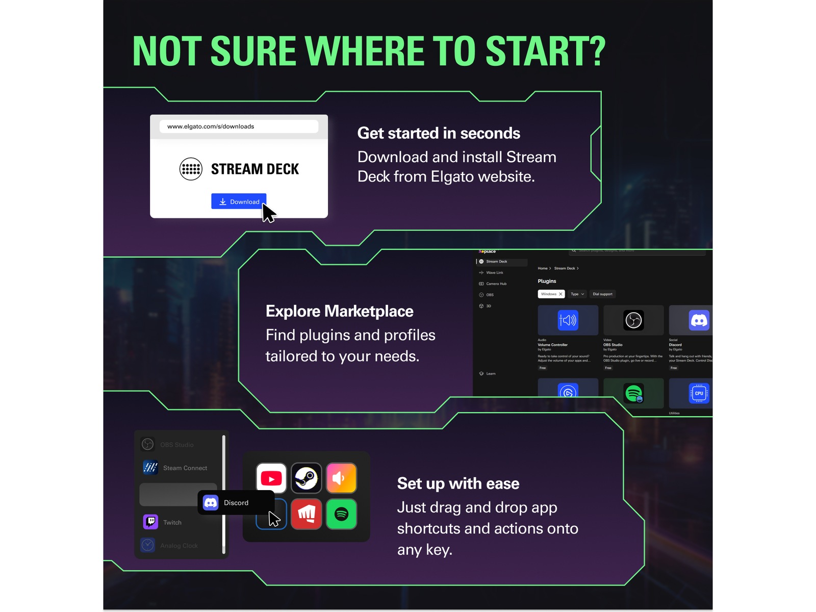 Elgato Stream Deck XL Capture og streamning