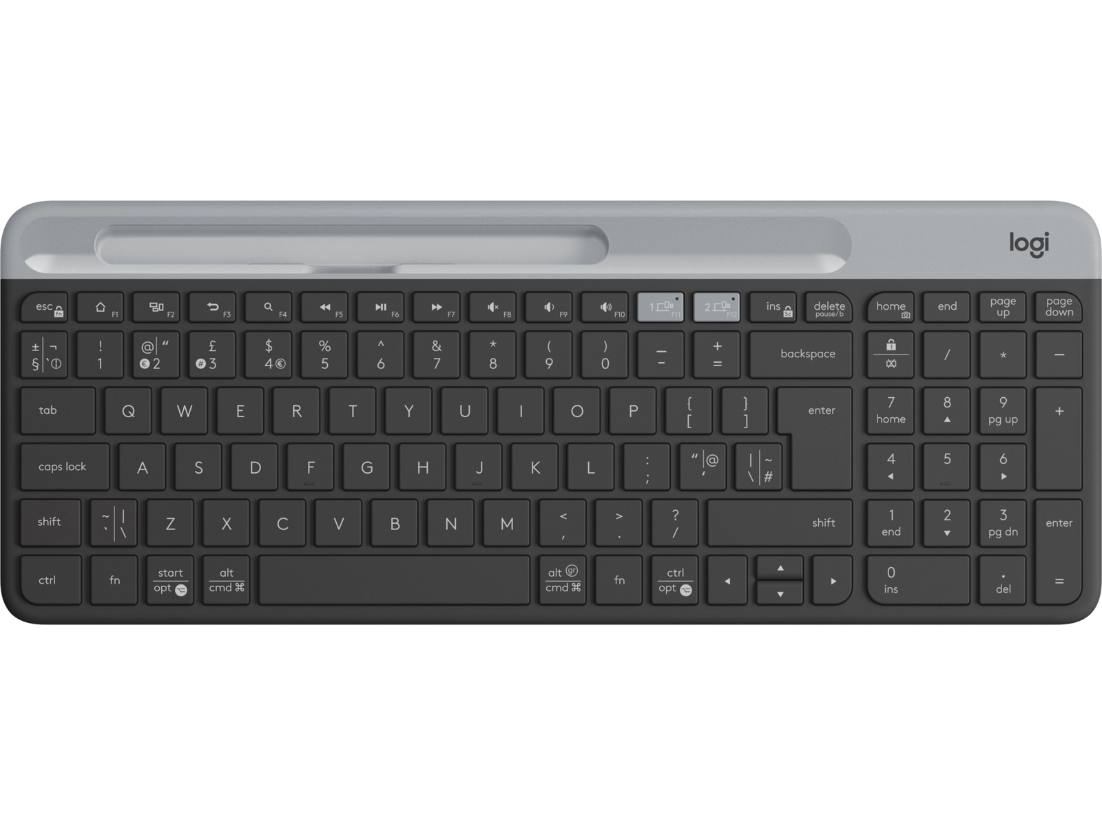Logitech K580 Slim Multi-Enhed Tastatur Keyboards