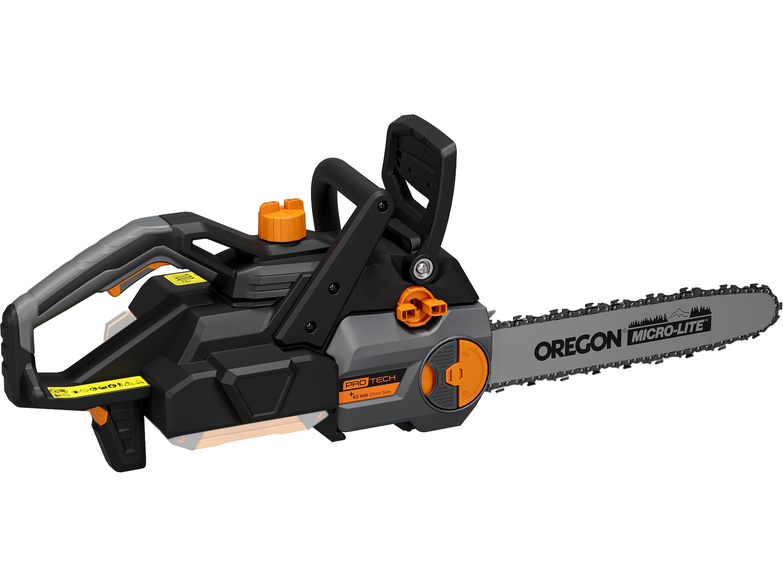 Protech +62 Volt børsteløs motorsag uten batteri Kædesave