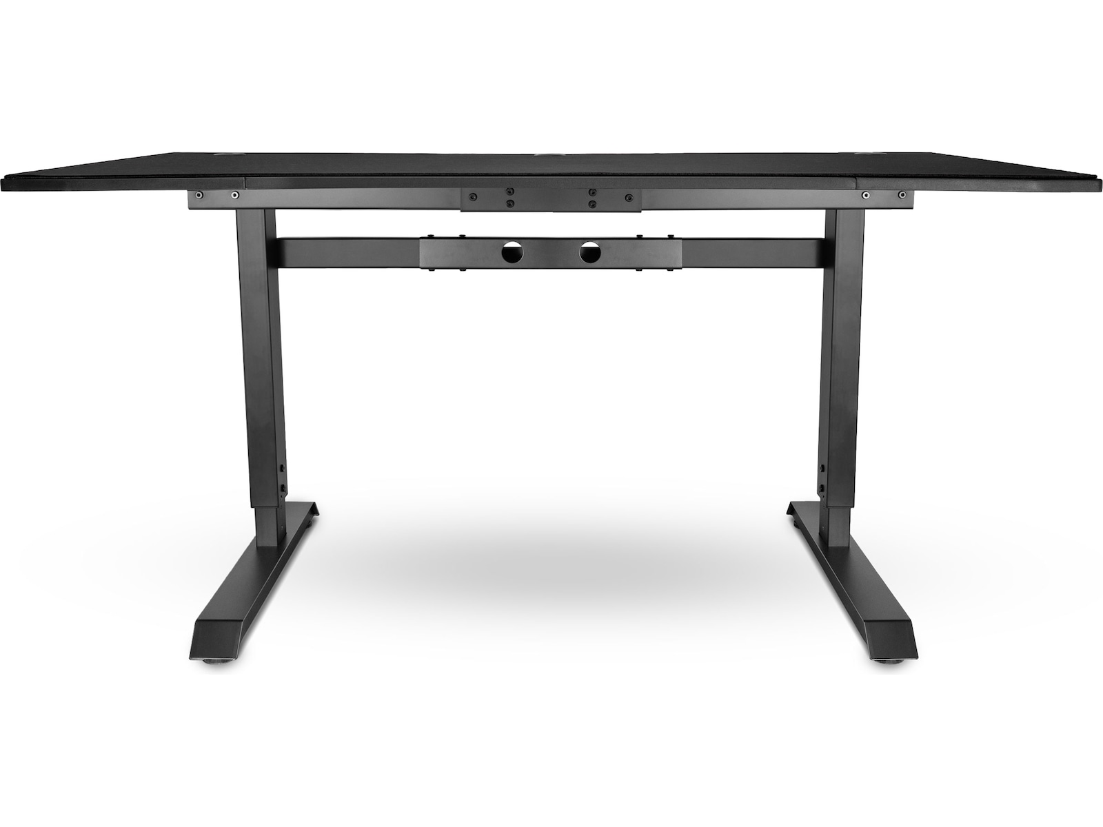 Svive Altair Gaming Desk mat sort med sorte sømme Gamingdesk