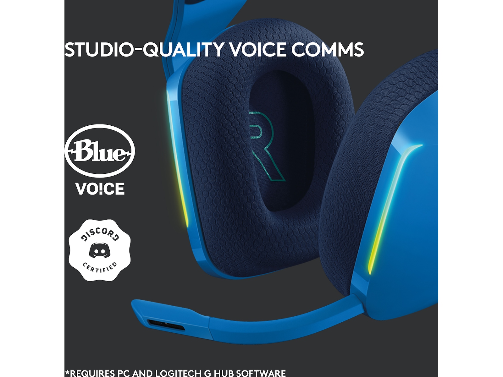 Logitech G733 LIGHTSPEED Trådløst Gaming Headset (blå) Gamingheadset