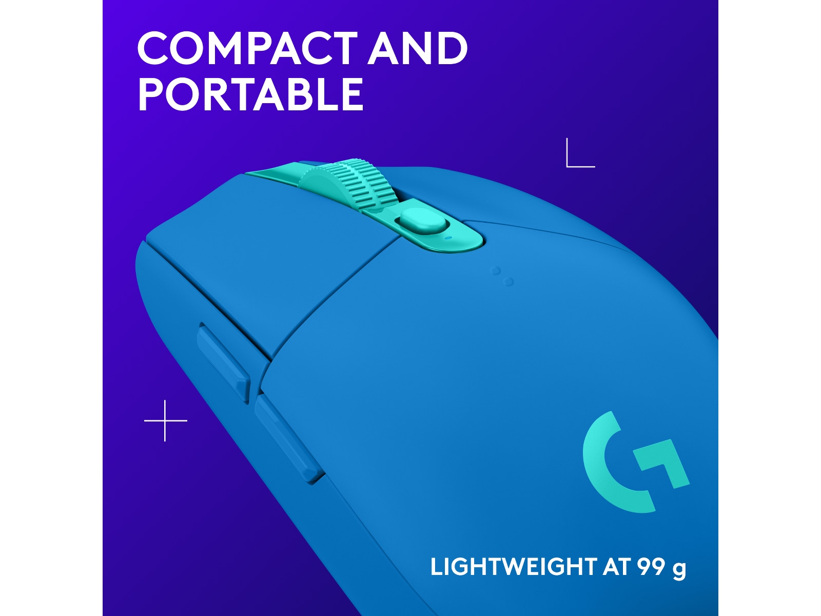 Logitech G305 LIGHTSPEED Trådløs Gamingmus (blå) Gamingmus