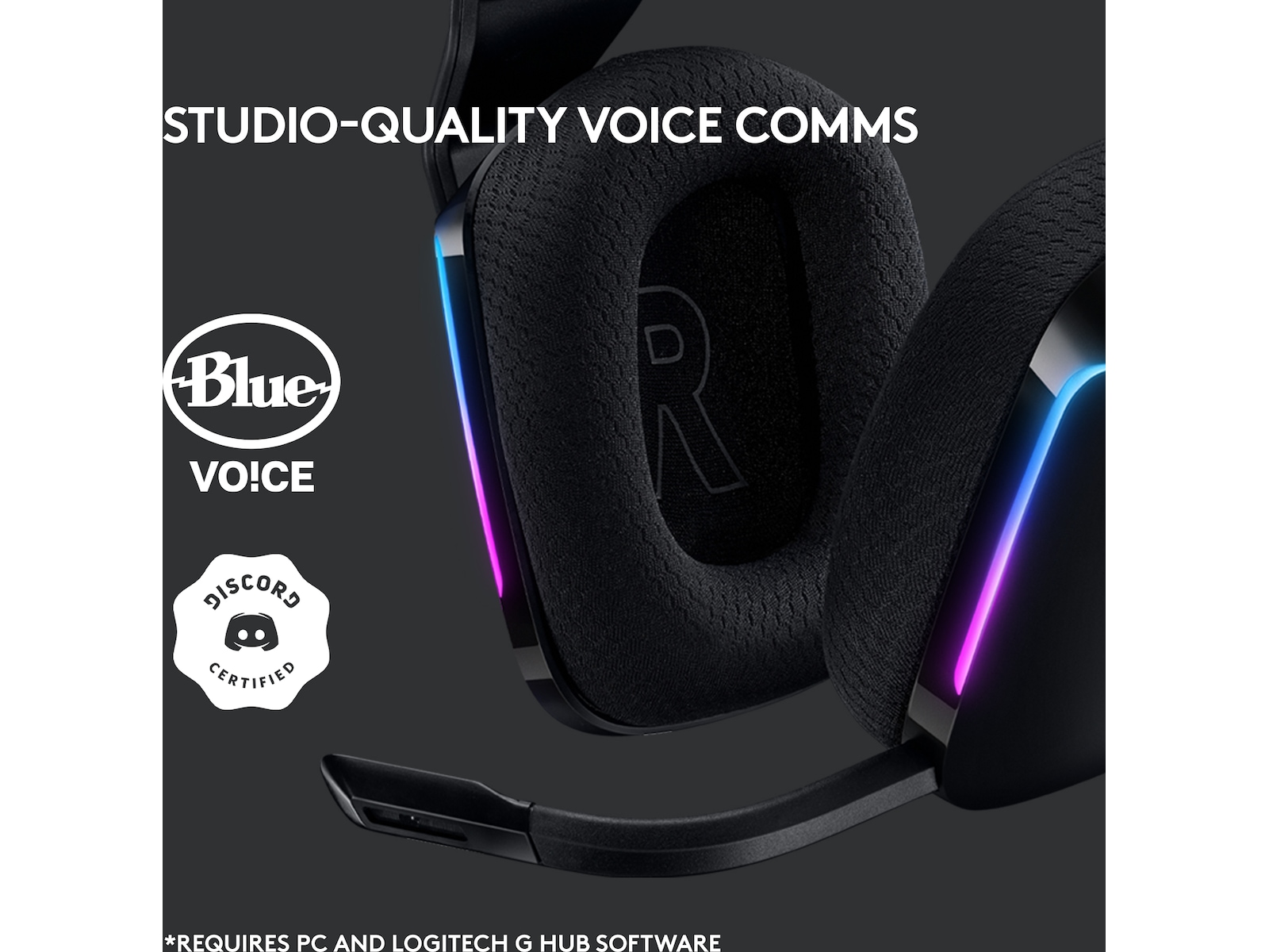 Logitech G733 LIGHTSPEED Trådløst Gaming Headset (sort) Gamingheadset