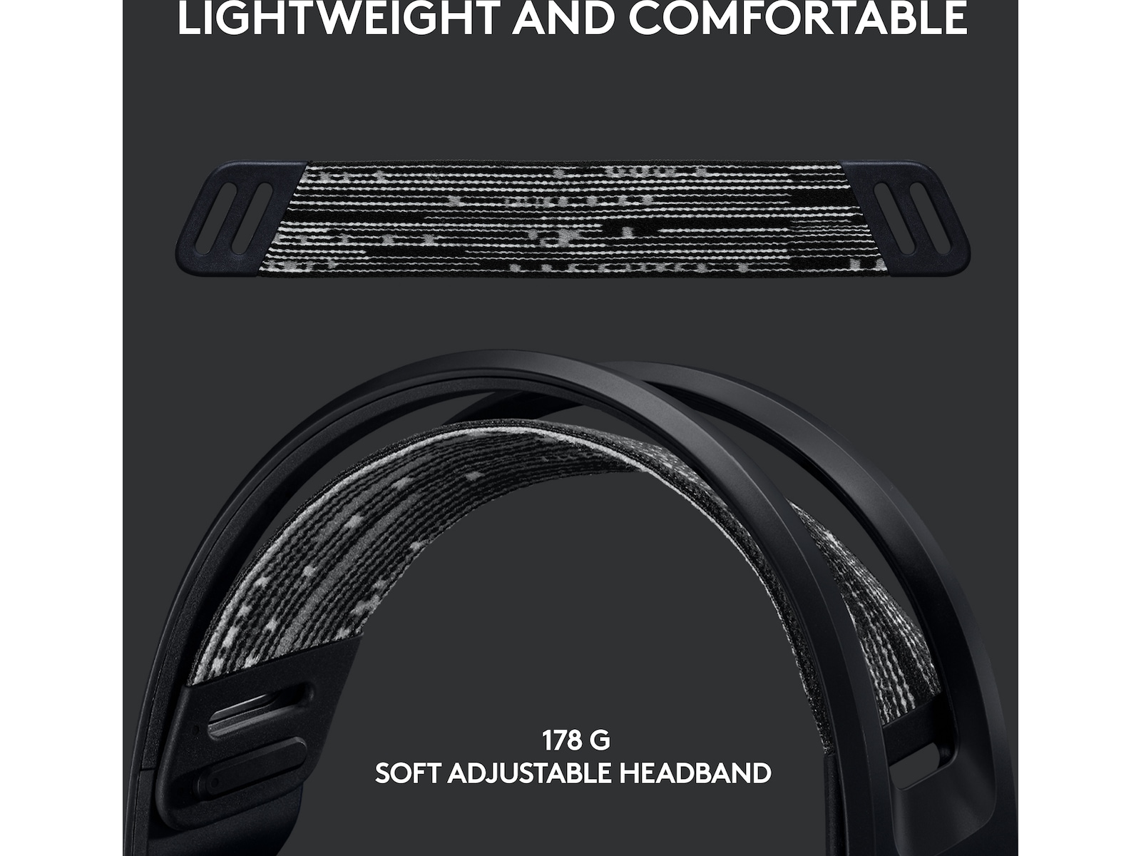 Logitech G733 LIGHTSPEED Trådløst Gaming Headset (sort) Gamingheadset