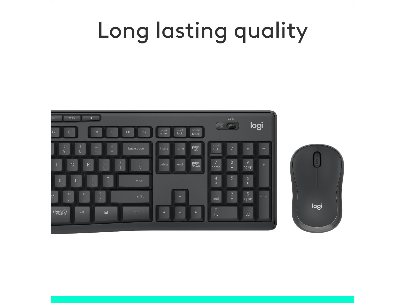Logitech MK295 Silent Wireless Combo - GRAPHITE Mus & keyboards -kombinasjonspakker