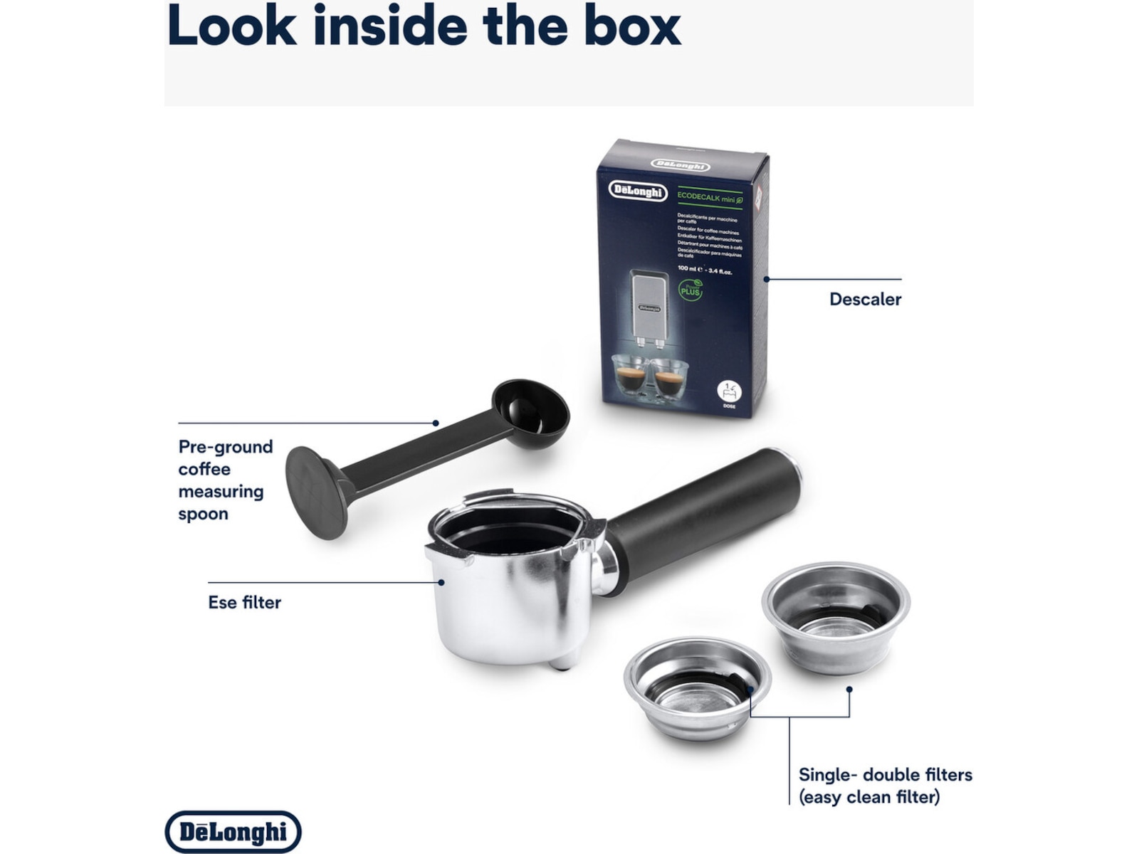 DeLonghi Dedica Style EC685.M Espressomaskine (sølv) Espressomaskiner