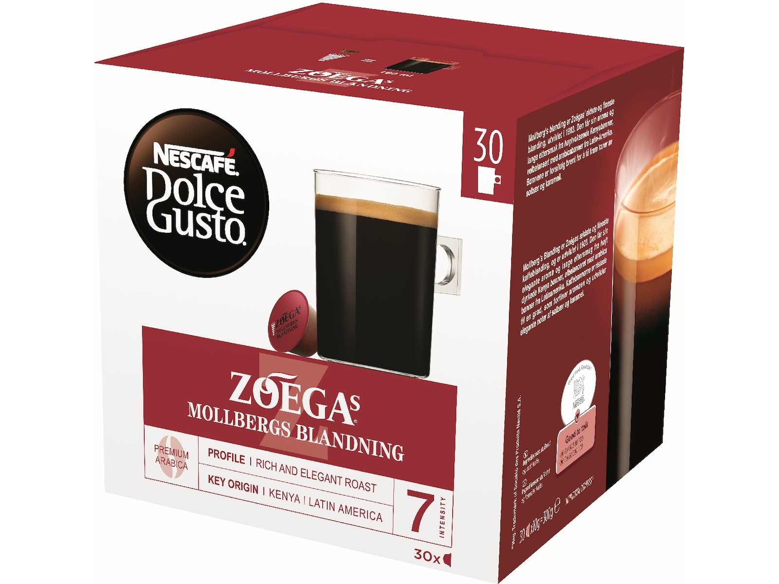 Nescafé Dolce Gusto Zoégas Mollbergs Big Pack Kaffe kapsler