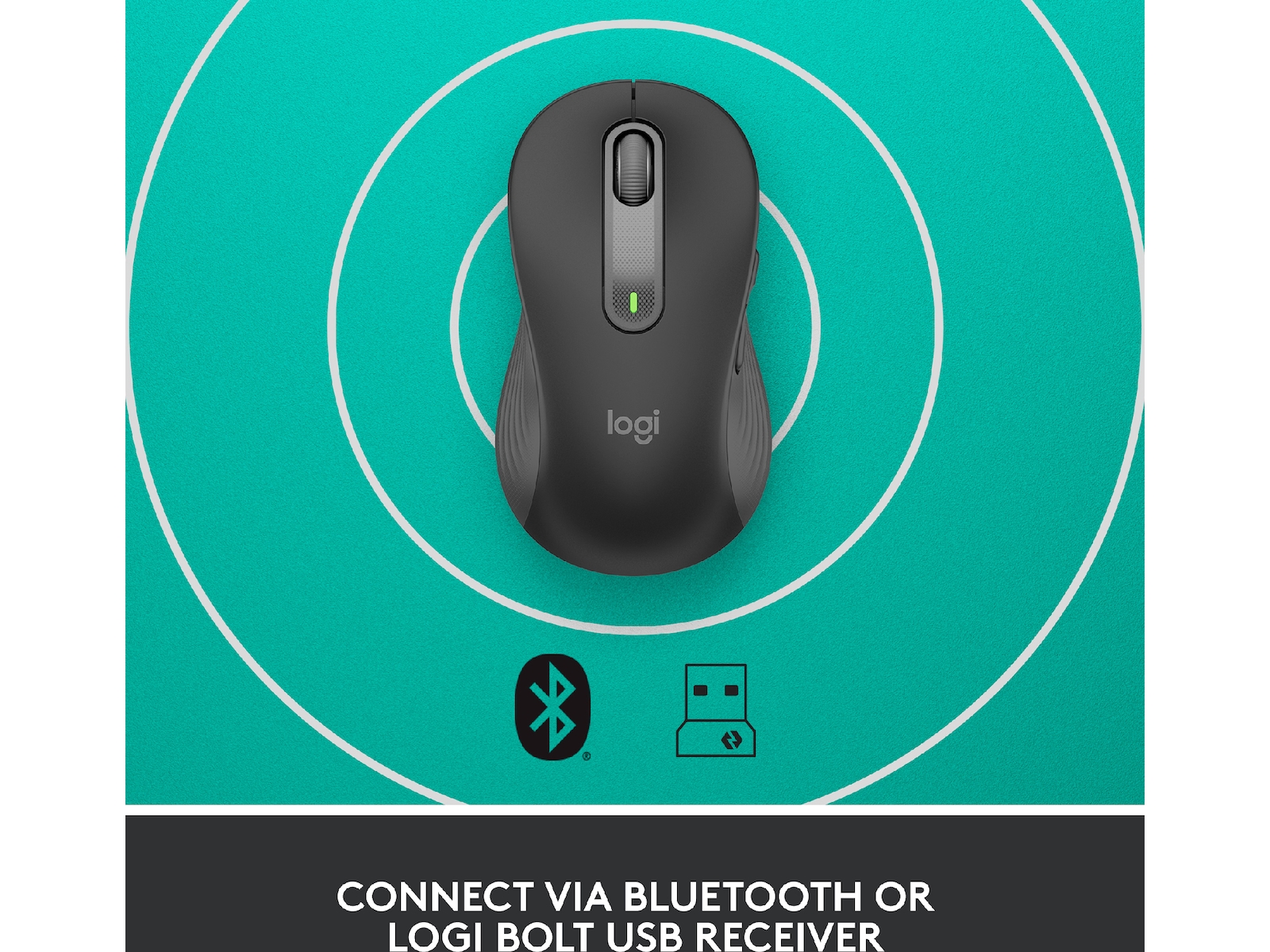 Logitech Signature M650 Large trådløs mus (grafitgrå) Mus