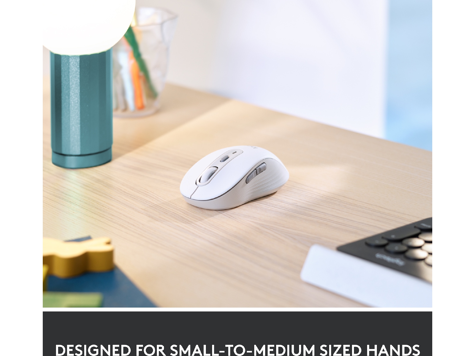 Logitech Signature M650 Medium  trådløs mus Offwhite Mus