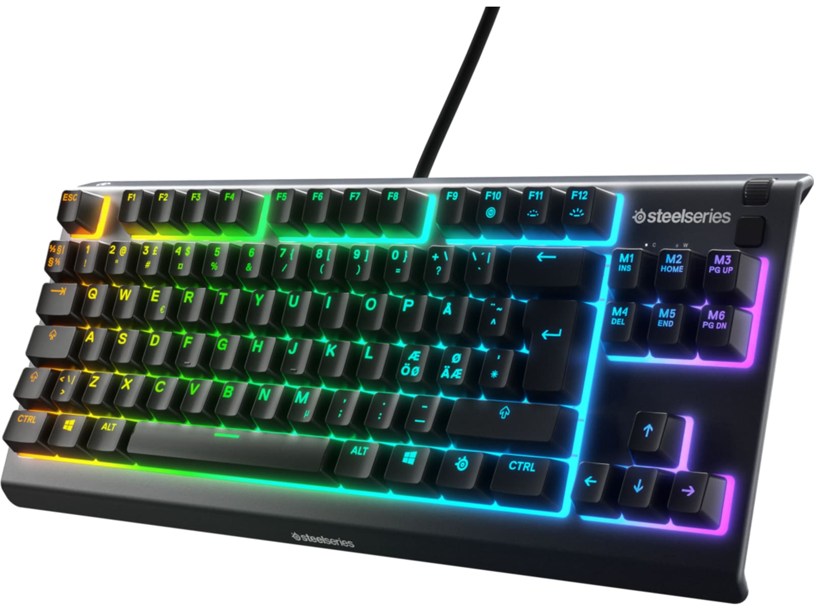 Steelseries Apex 3 TKL Gaming Tastatur (sort) Gamingkeyboard