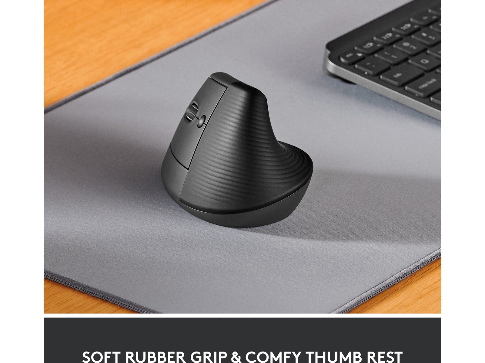 Logitech Lift Vertikal Venstre mus (graphite) Mus