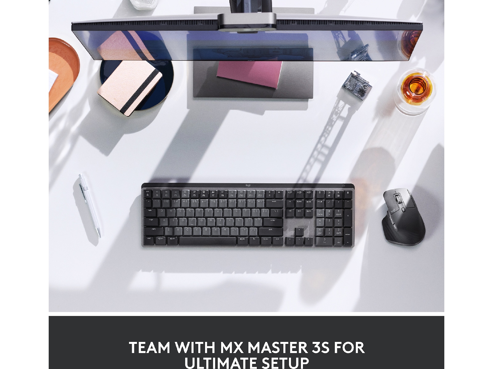 Logitech MX Mechanical Wireless Tactile (graphite) Keyboards