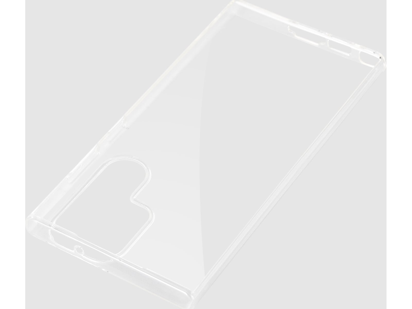 iiglo Galaxy S23 Ultra Silikonecover (gennemsigtig) Mobilcover