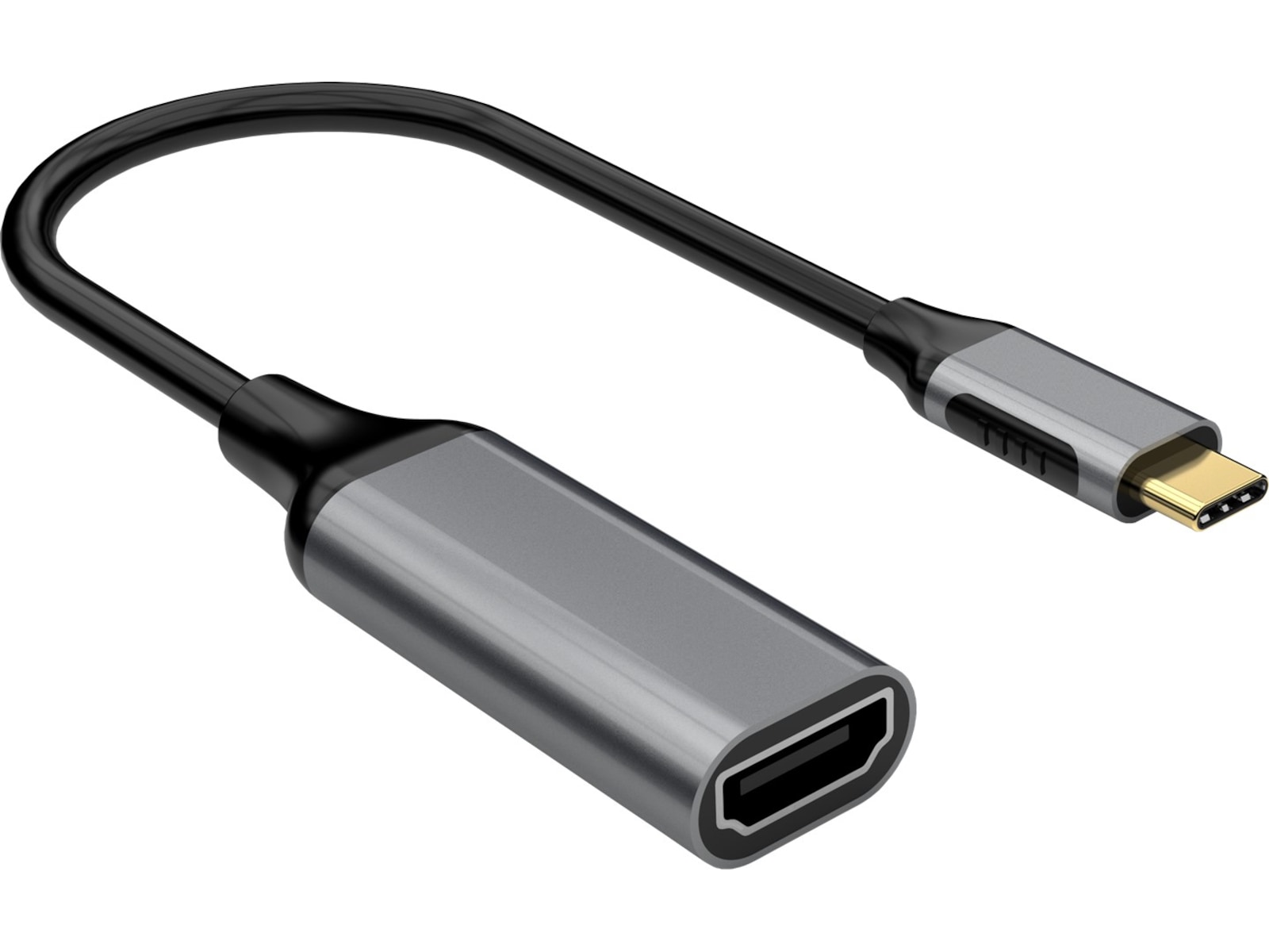 Elivi USB-C til HDMI adapter 22cm (space grey) Kabeladaptere og overgange