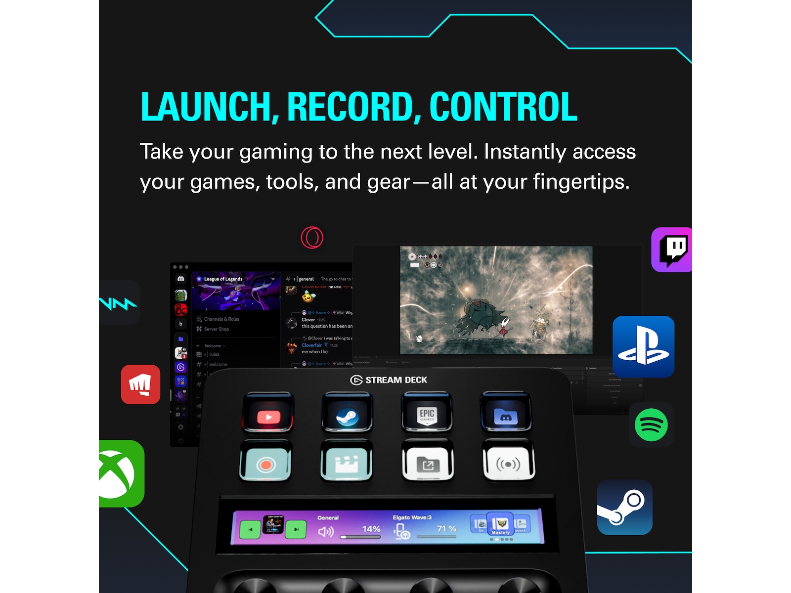 Elgato Stream Deck + Capture og streamning